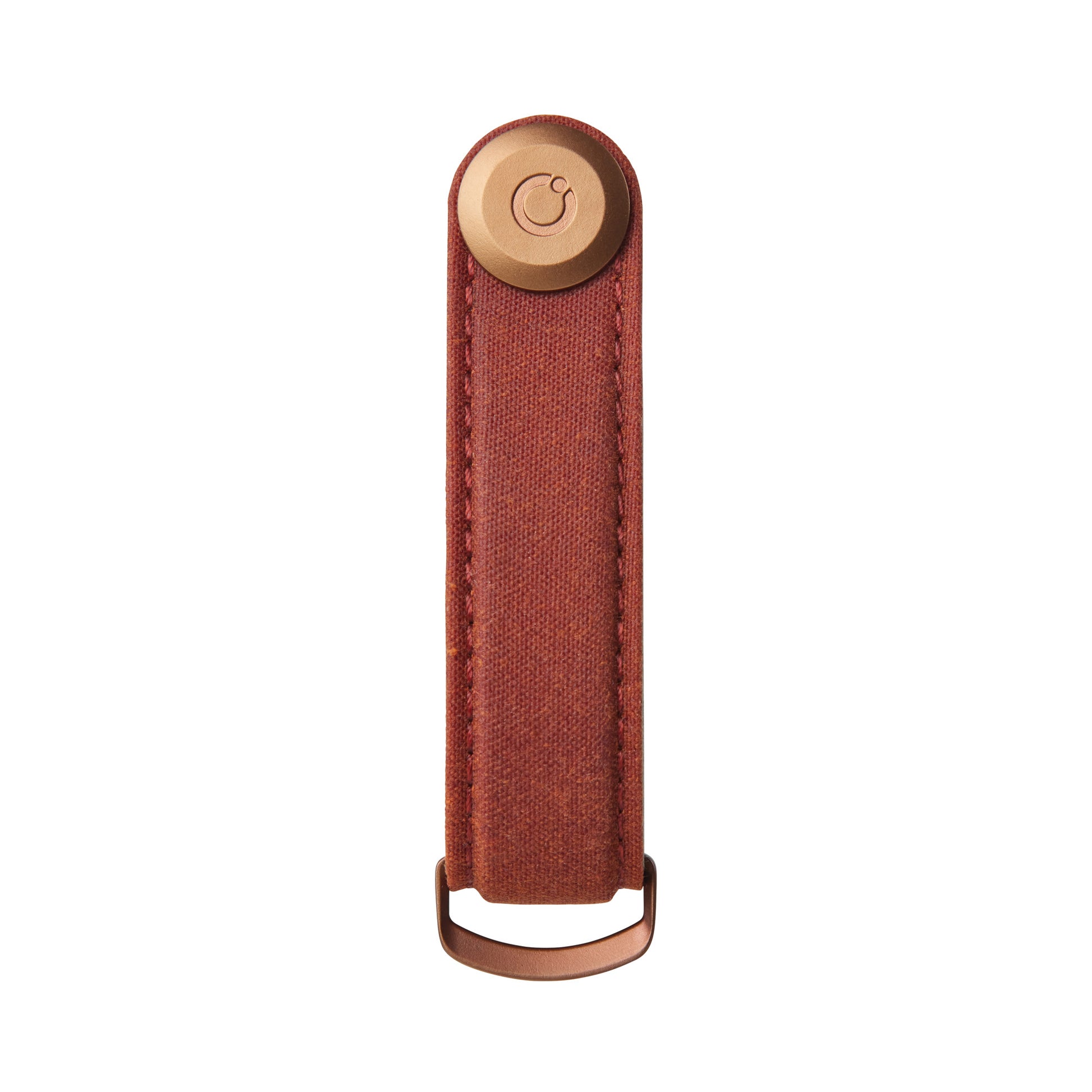 Waxed Canvas Key Organiser Brick Red