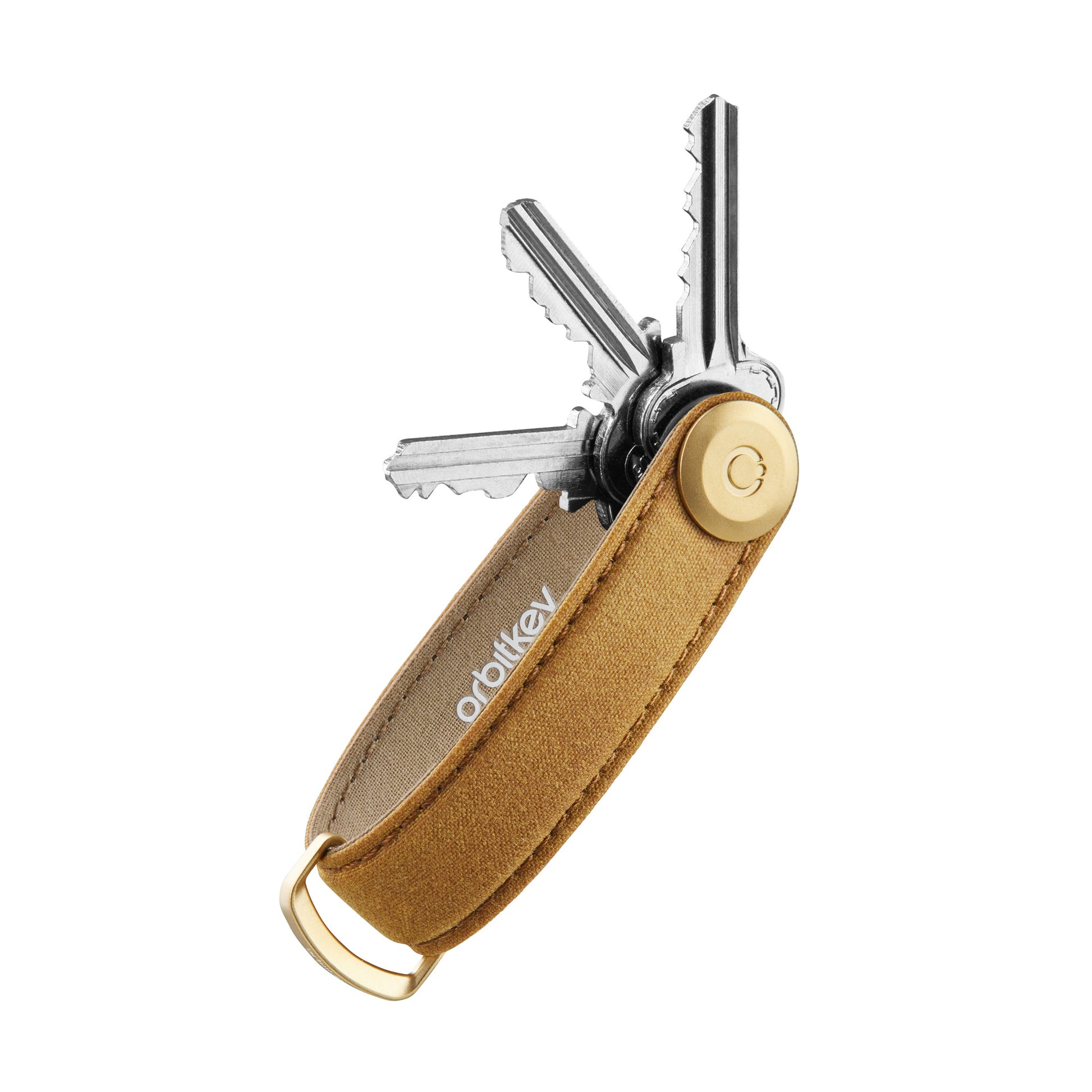 Waxed Canvas Key Organiser Golden Sand