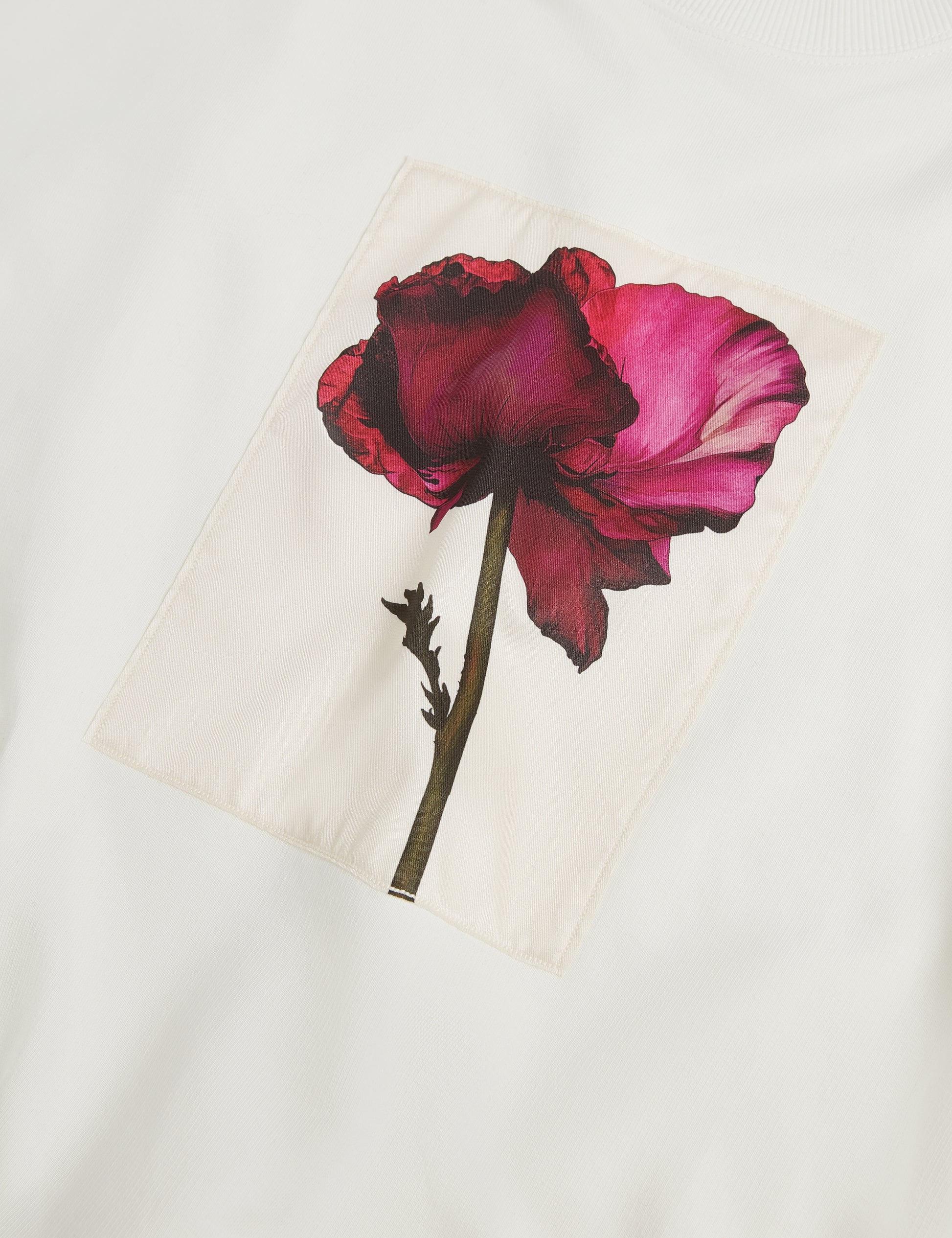 Floral Patch Detail Sweatshirt