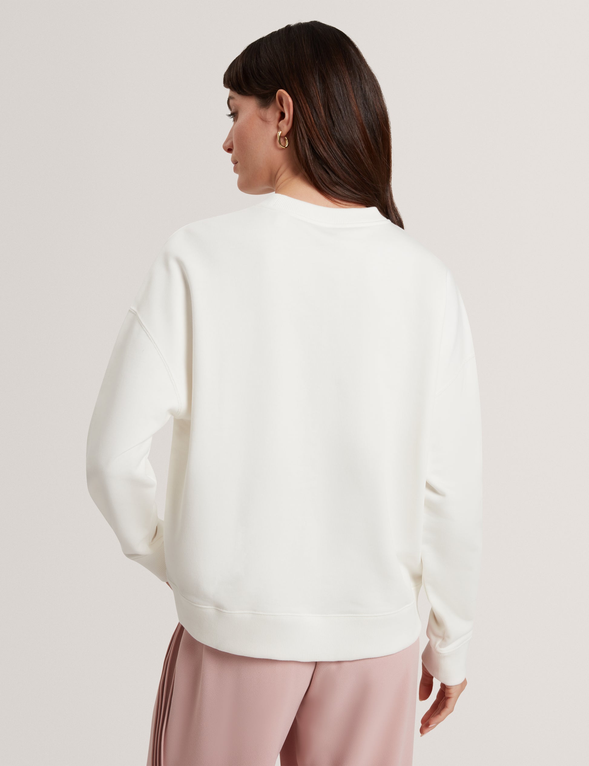 Floral Patch Detail Sweatshirt