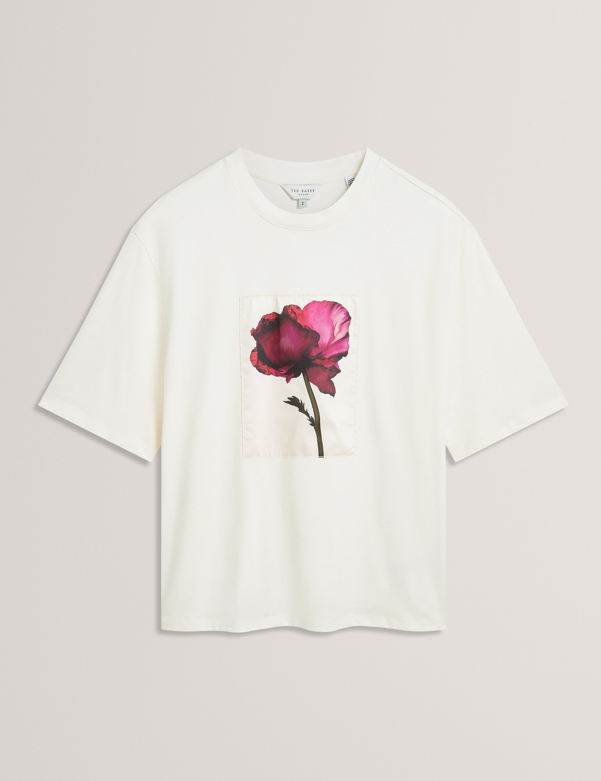 Floral Patch Detail Tee