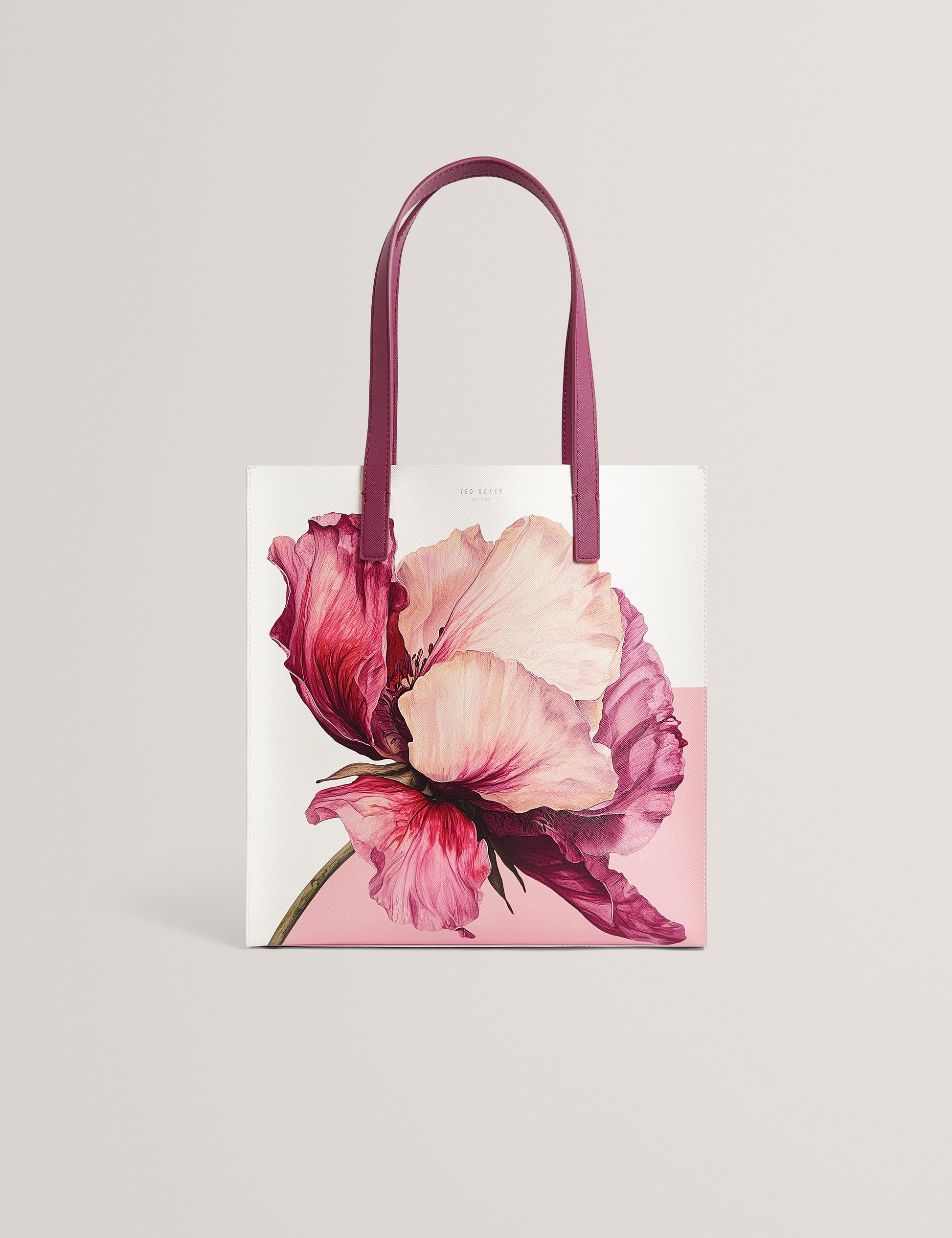 Printed Flower Medium Icon Bag