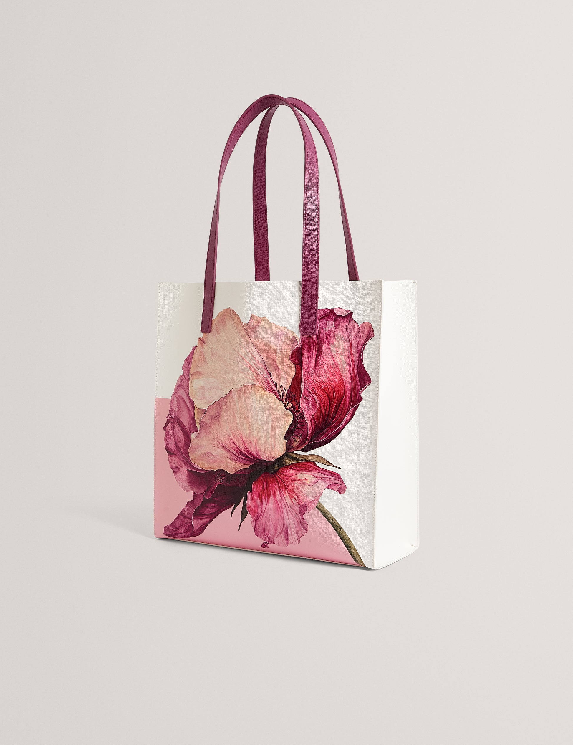 Printed Flower Medium Icon Bag