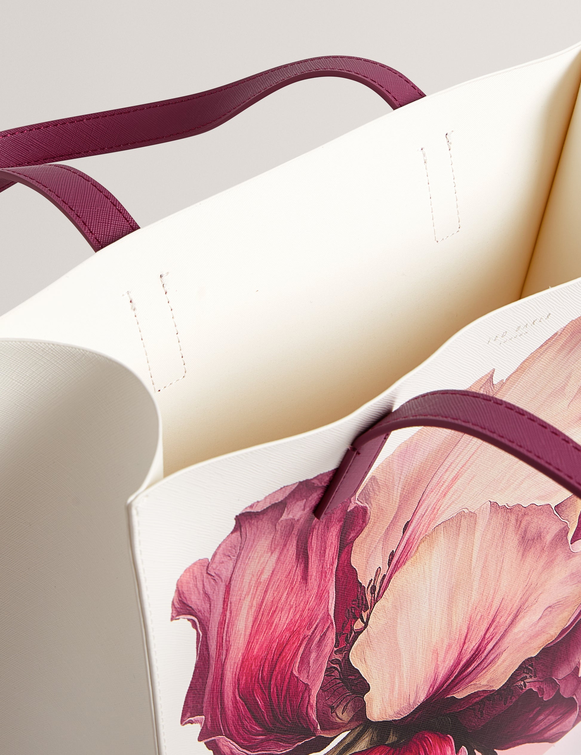 Printed Flower Medium Icon Bag