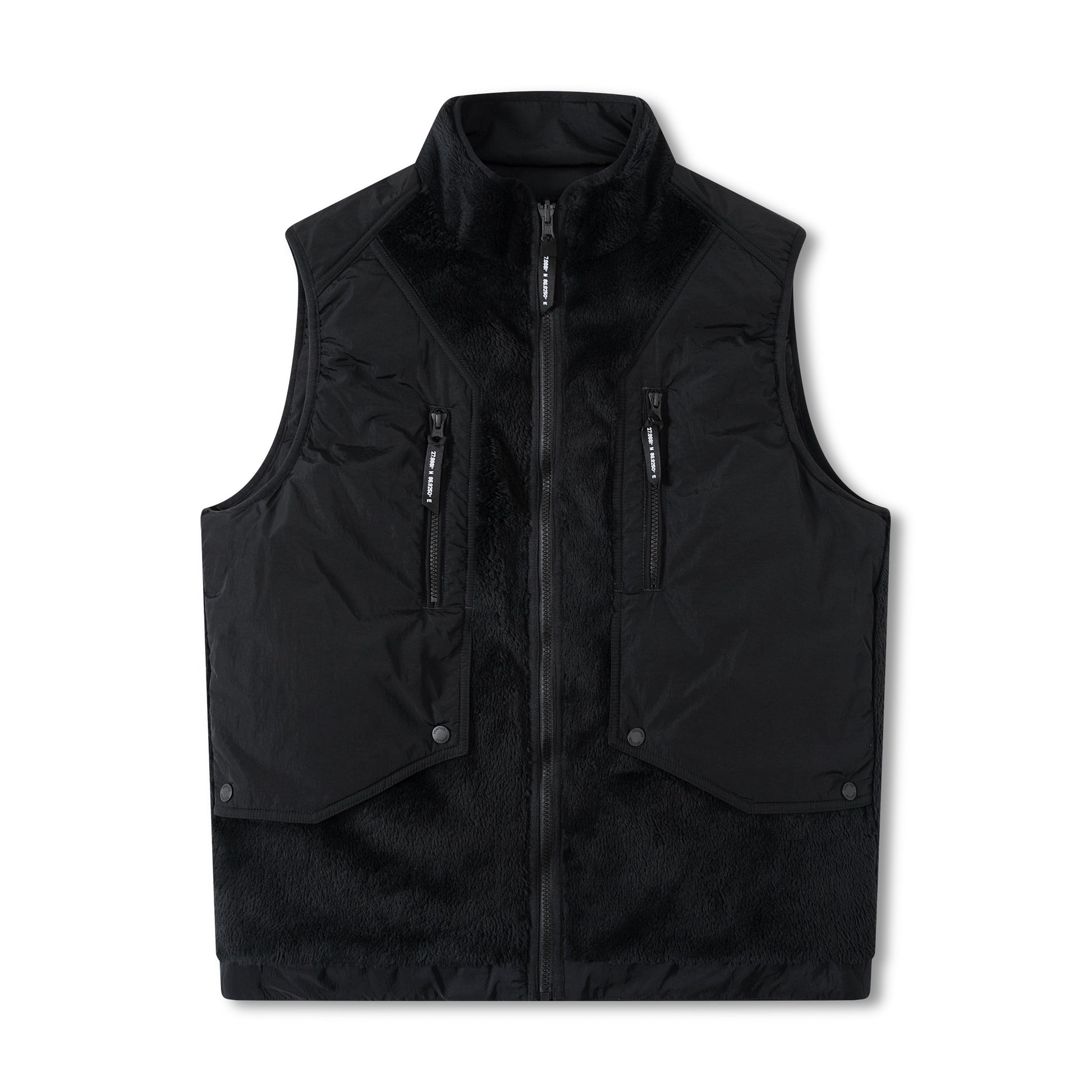 POLARTEC FLEECE REVERSIBLE VEST BLACK