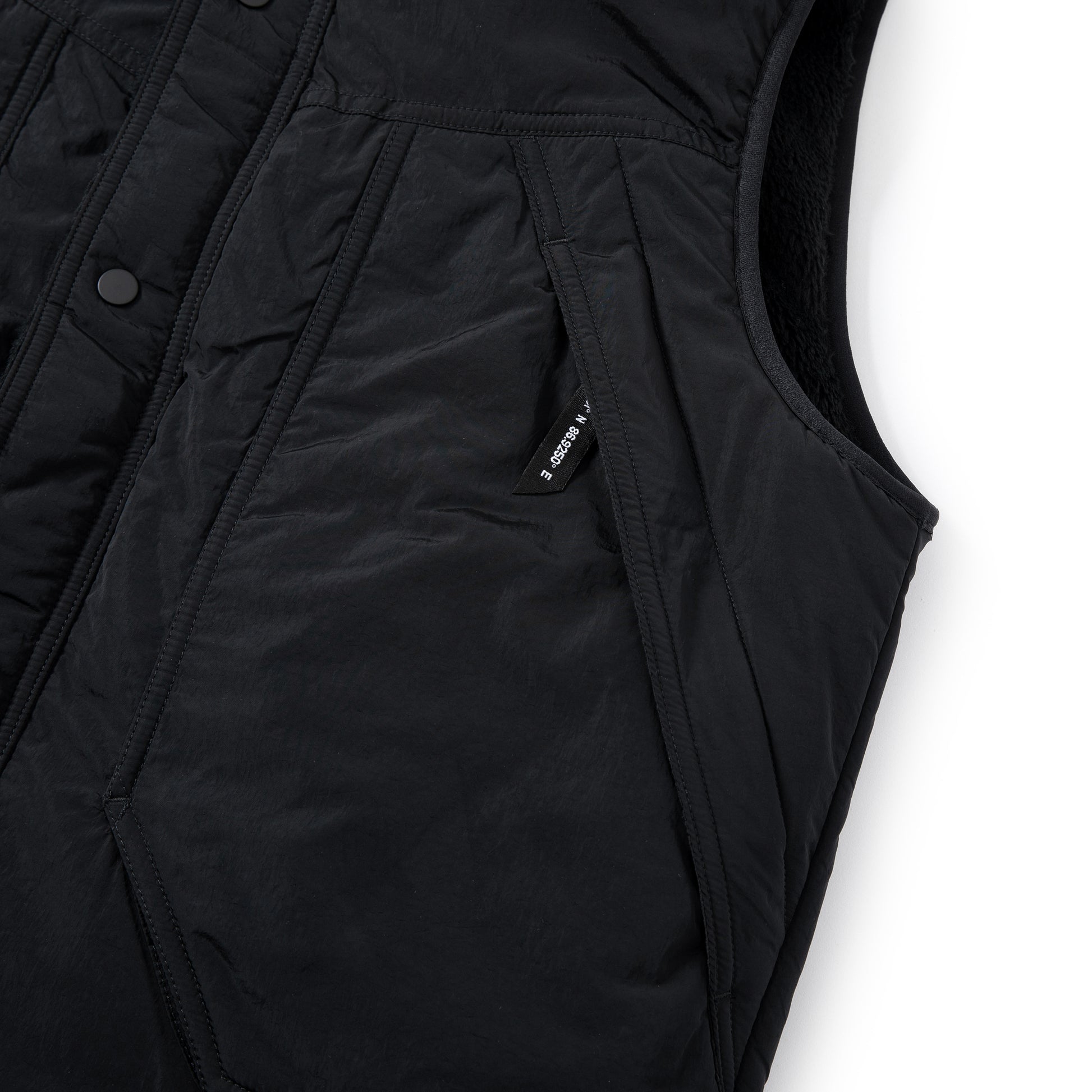 POLARTEC FLEECE REVERSIBLE VEST BLACK