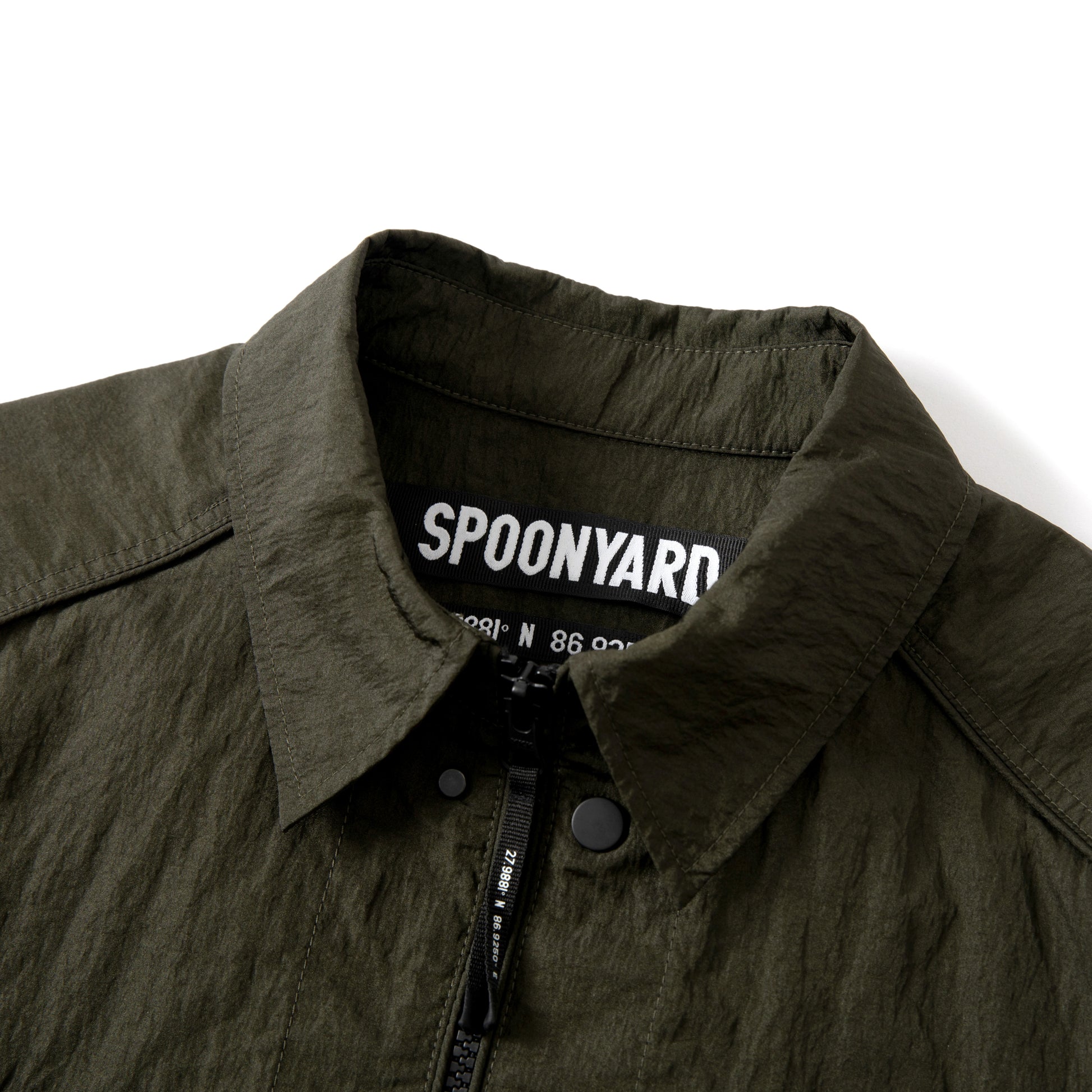 PATCH POCKETS ZIP SHIRT JACKET