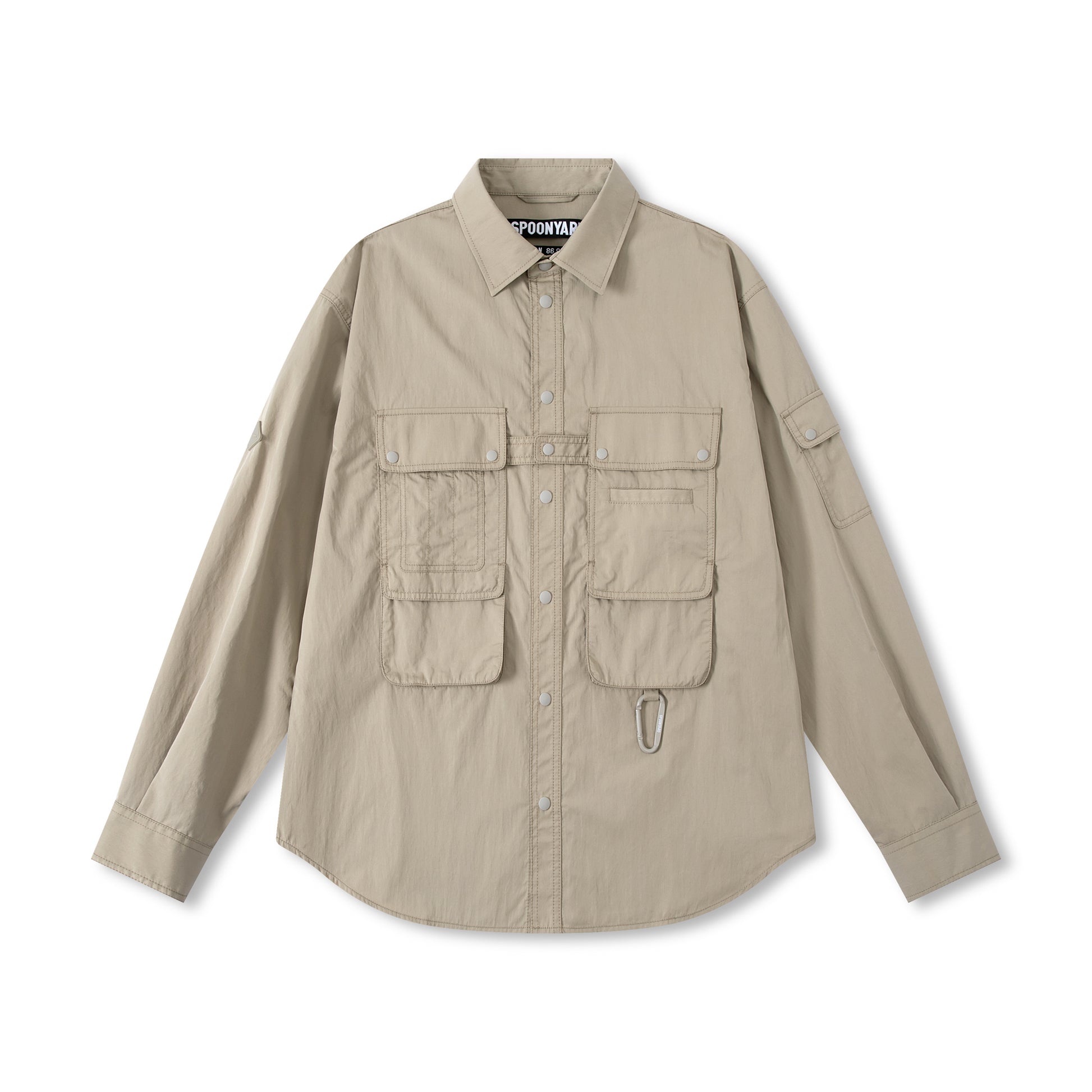 MUTI-POCKET COTTON NYLON SHIRT