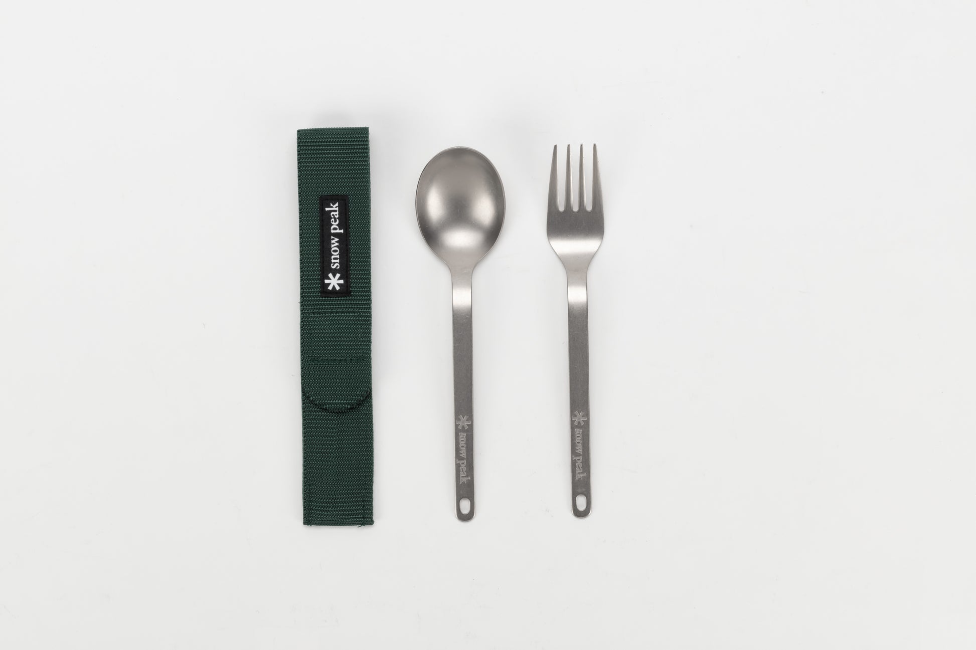 Fork & Spoon Set Titanium