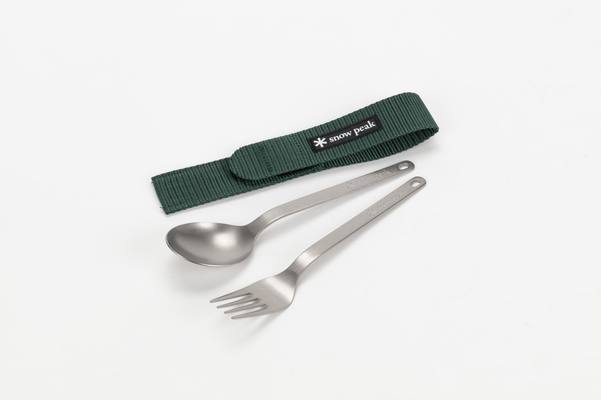 Fork & Spoon Set Titanium