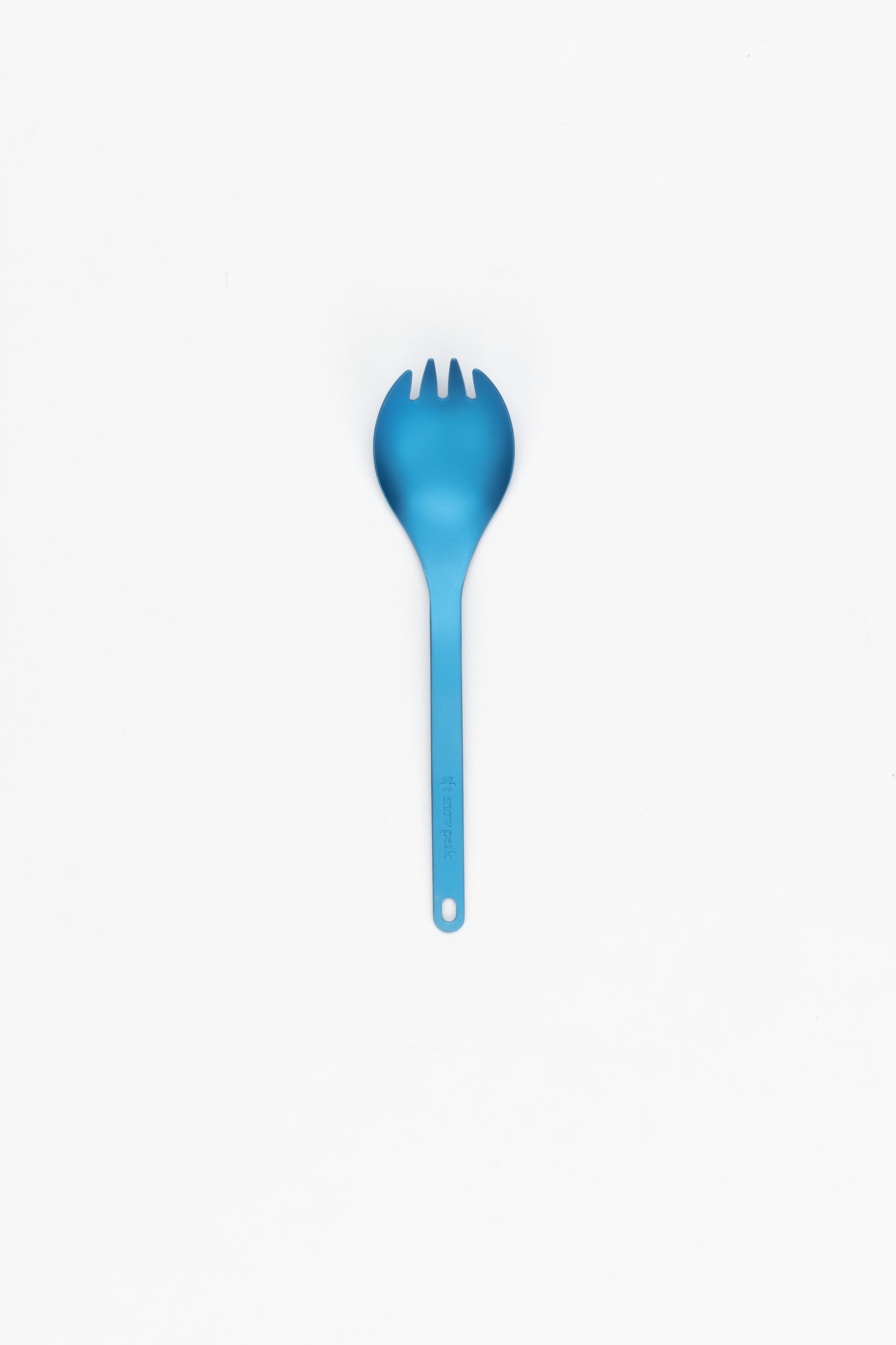 Titanium Spork Blue