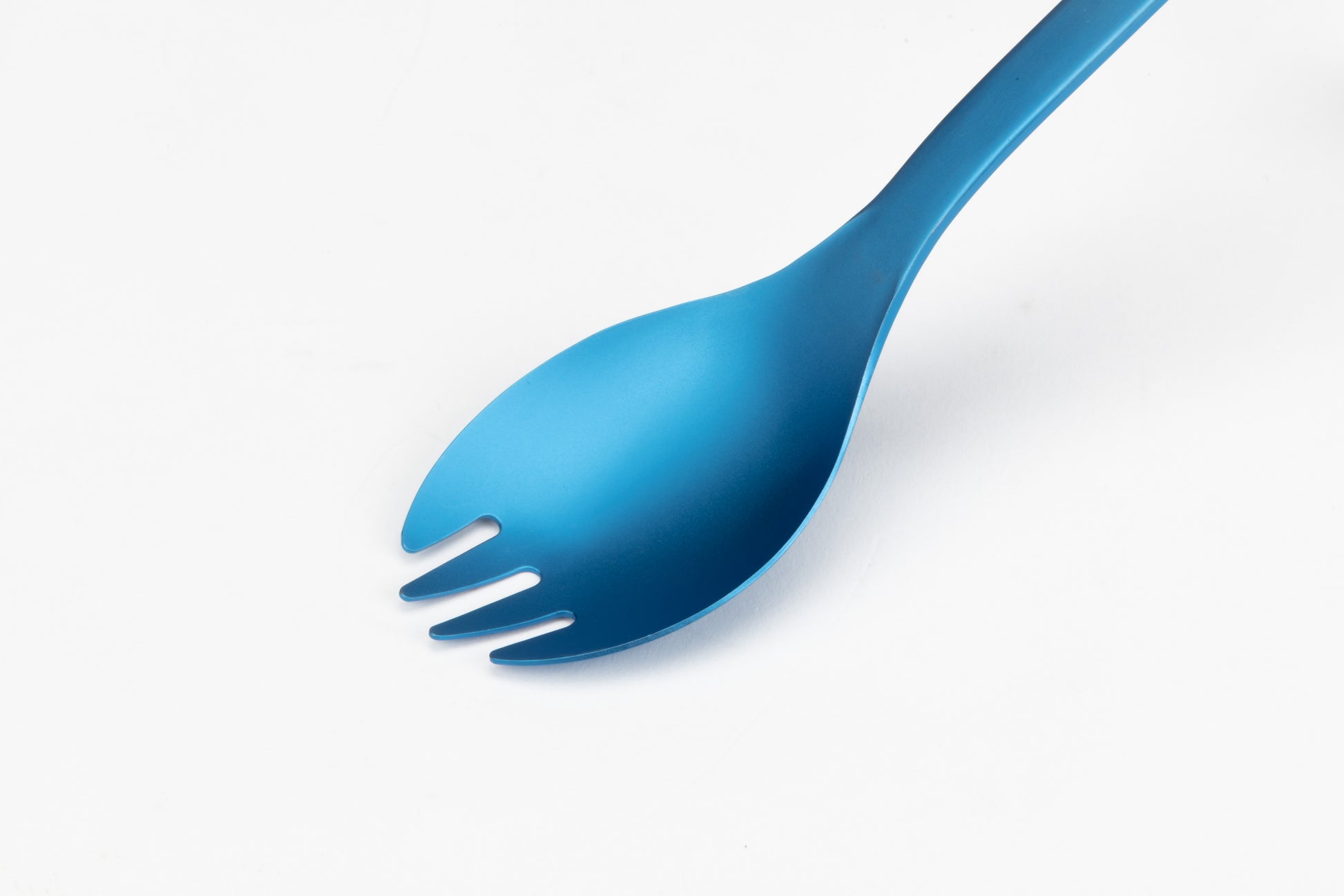 Titanium Spork Blue