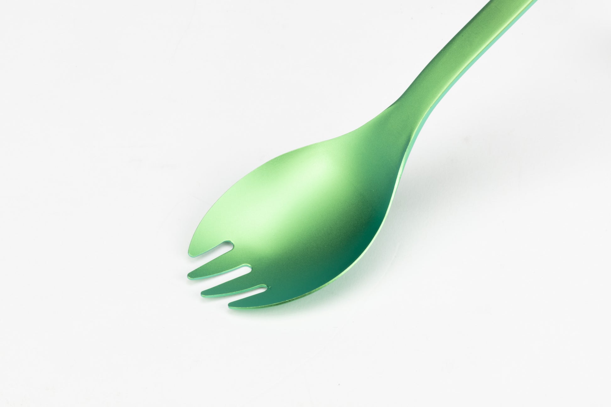 Titanium Spork Green