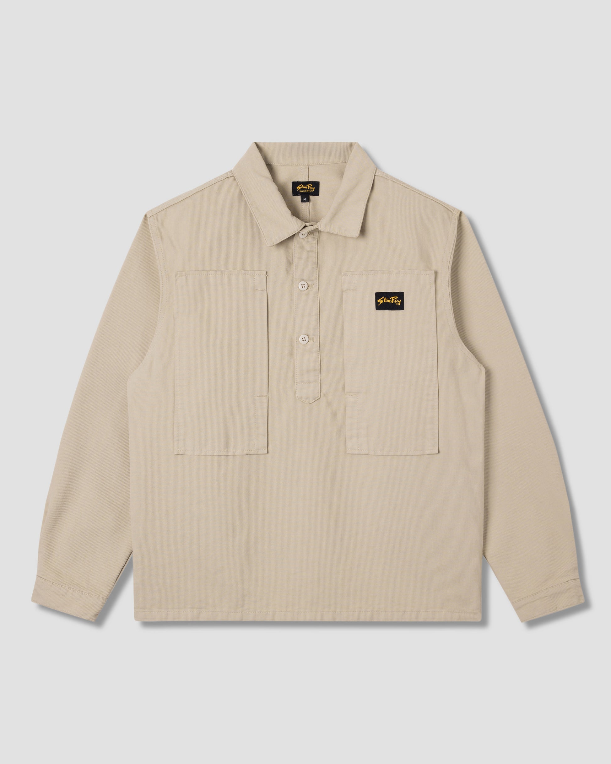 Painters Pop Over Shirt Eucalyptus Bedford Cord