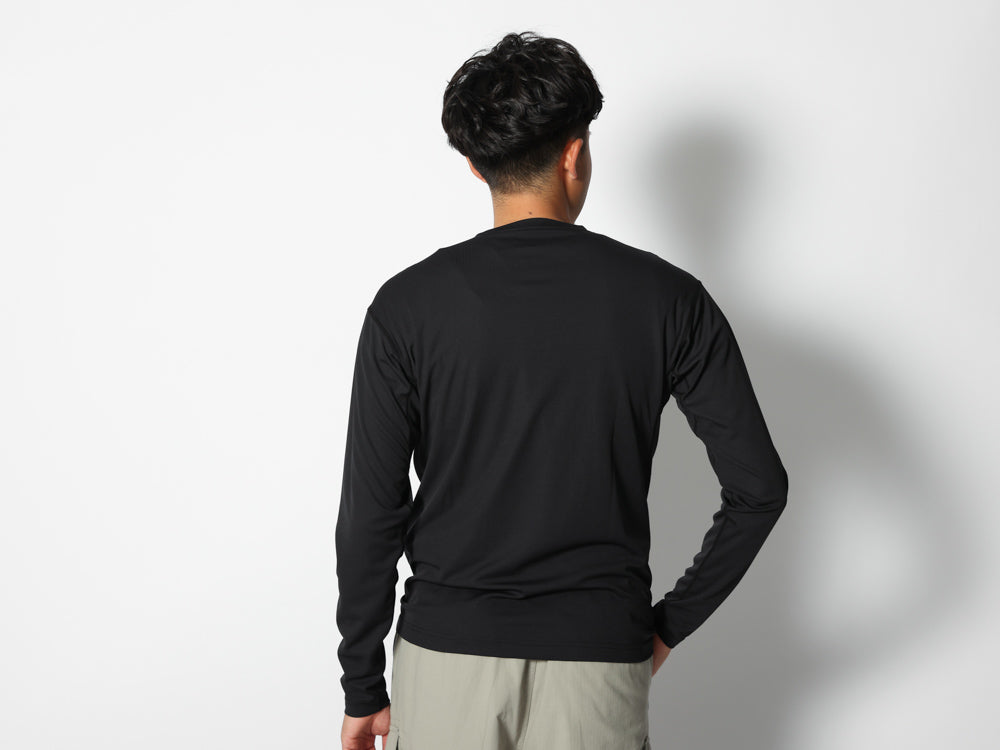 PE Power Dry Long Sleeve T-Shirt Black