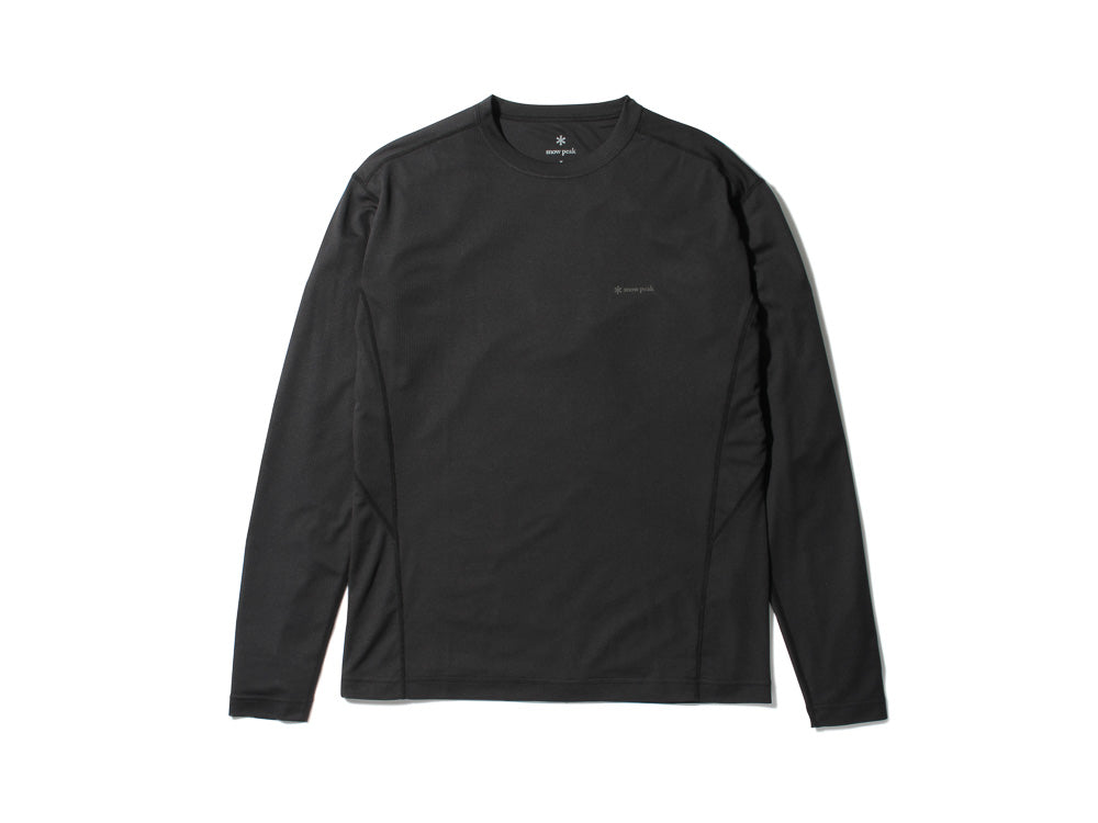 PE Power Dry Long Sleeve T-Shirt Black