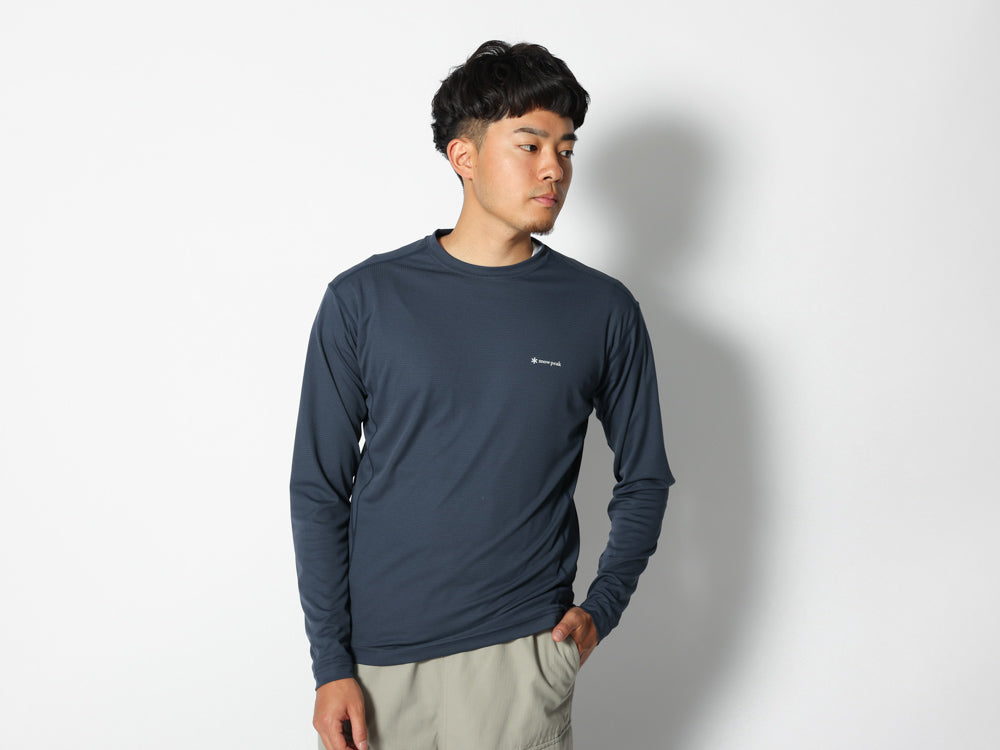 PE Power Dry Long Sleeve T-Shirt Navy