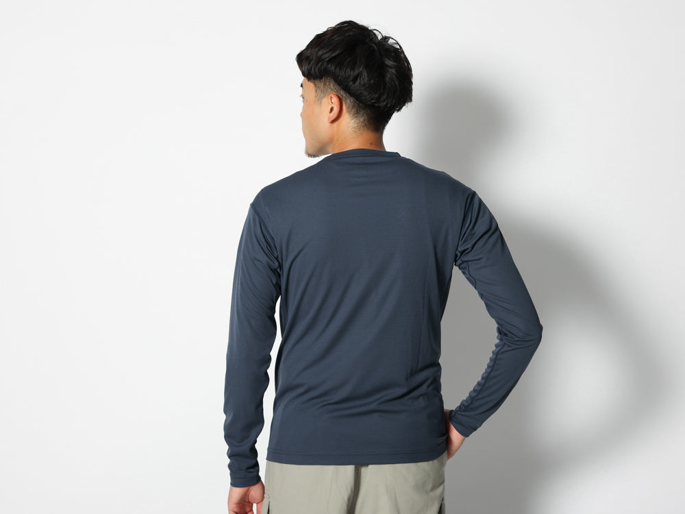 PE Power Dry Long Sleeve T-Shirt Navy