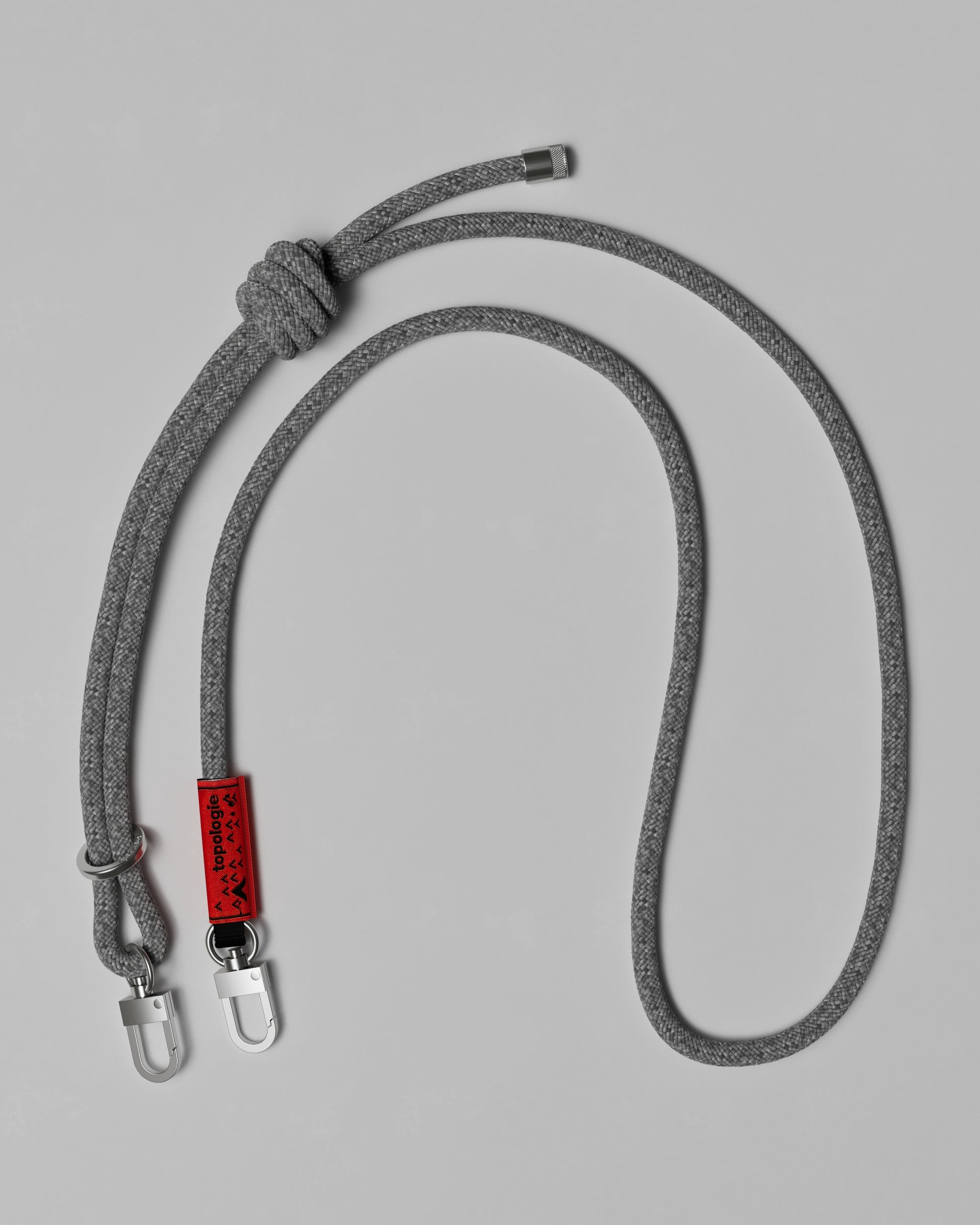 Wares 8.0mm Rope Strap Grey Melange