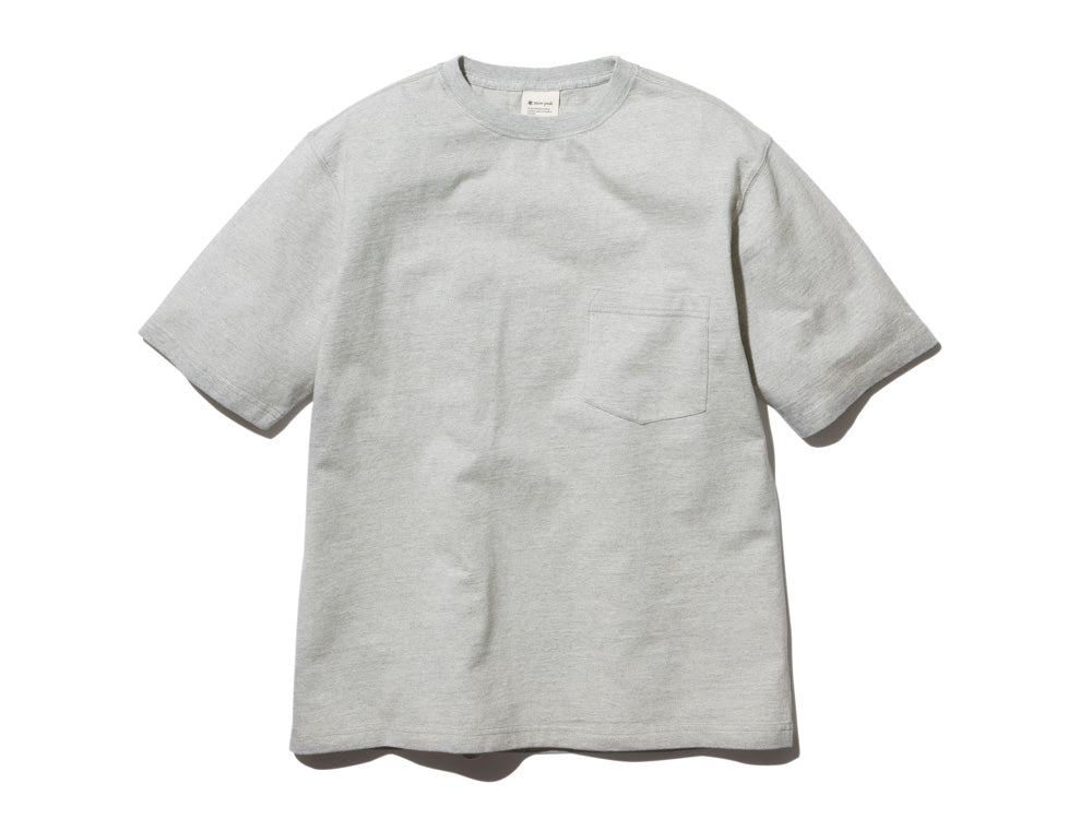 Recycled Heavy Cotton T-Shirt Grey Marl