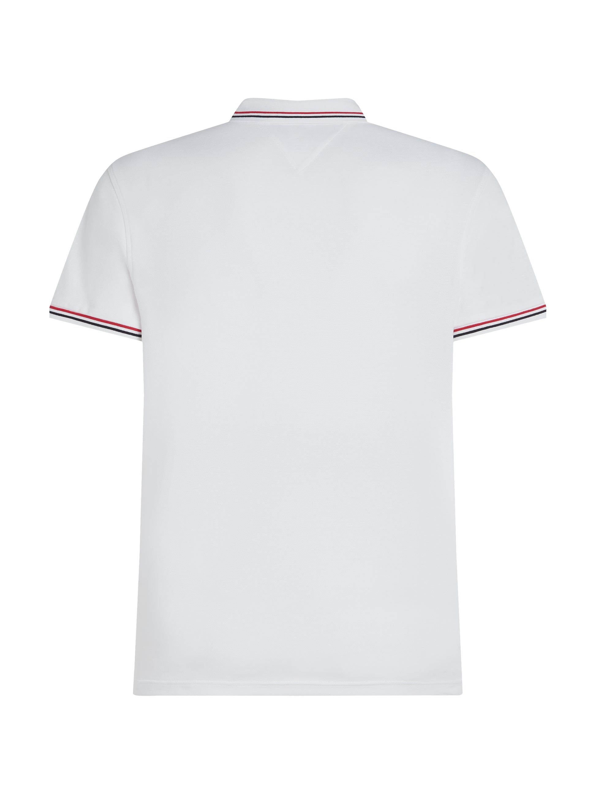 Tipped Slim Fit Polo Shirt White