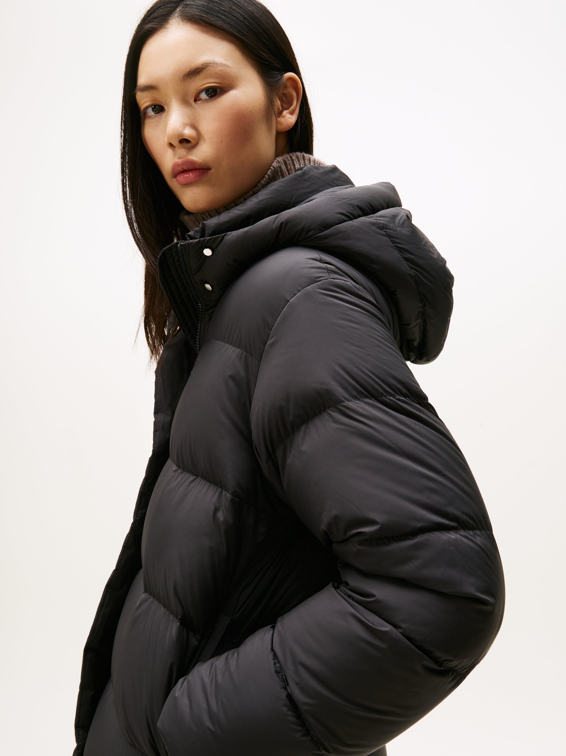 Short Down Jacket Black