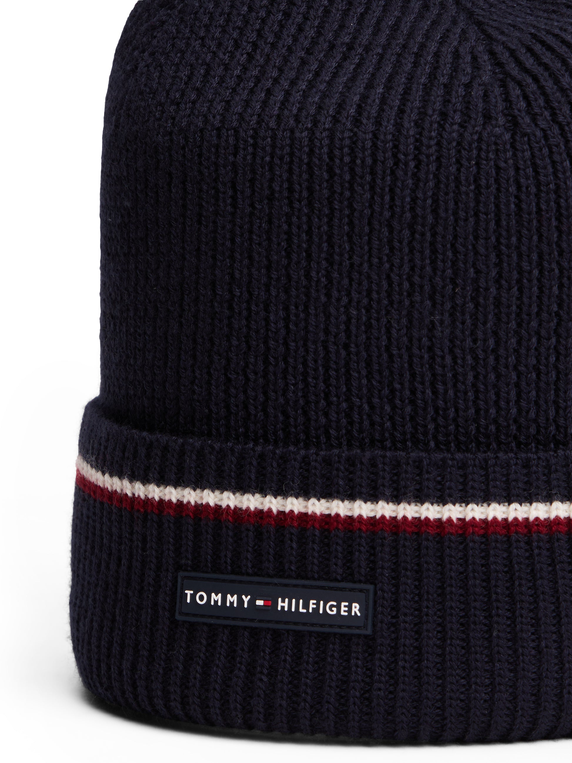 Signature Tape Wool Blend Beanie