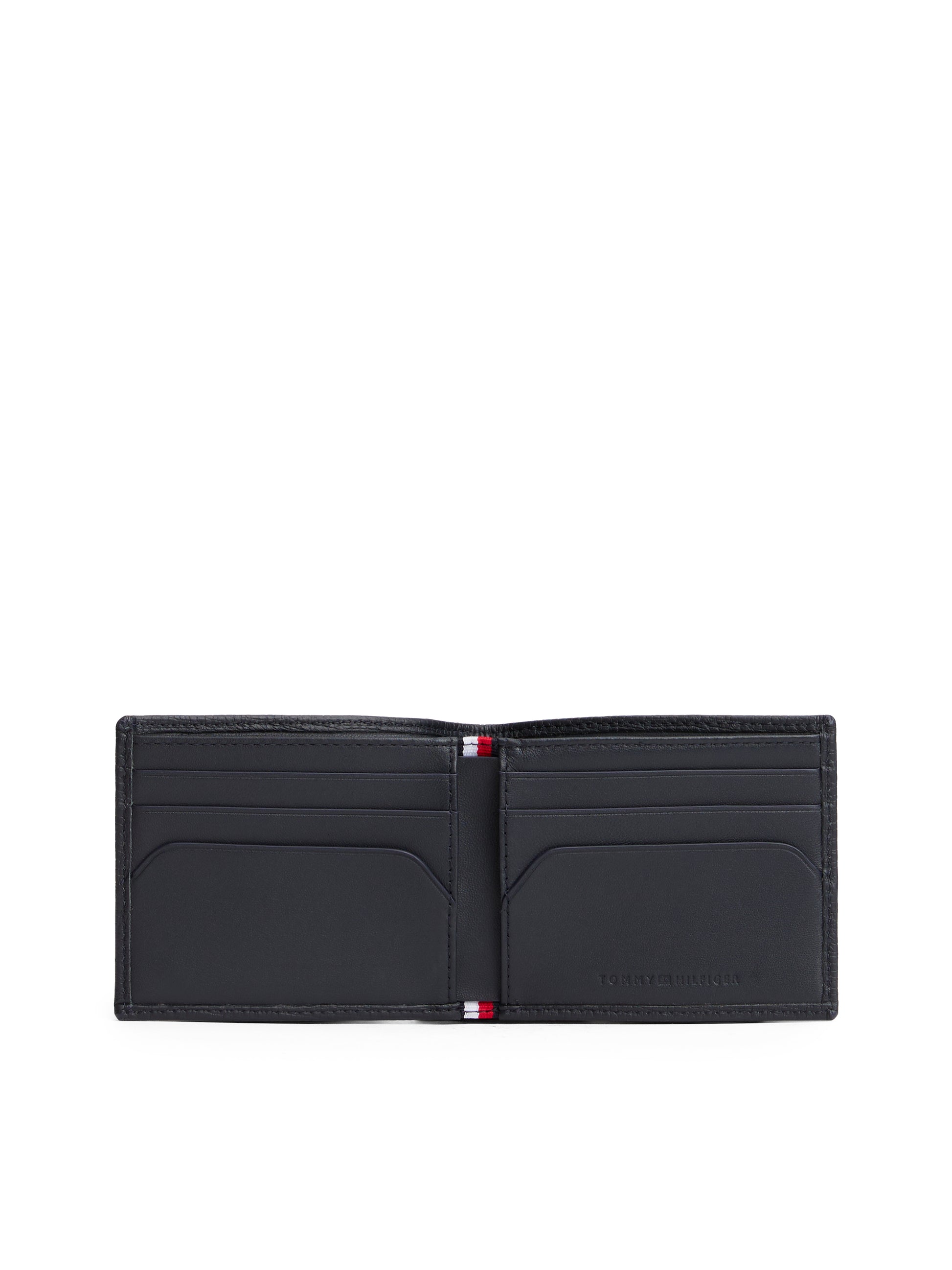 Hilfiger Flag Leather Bifold Credit Card Wallet