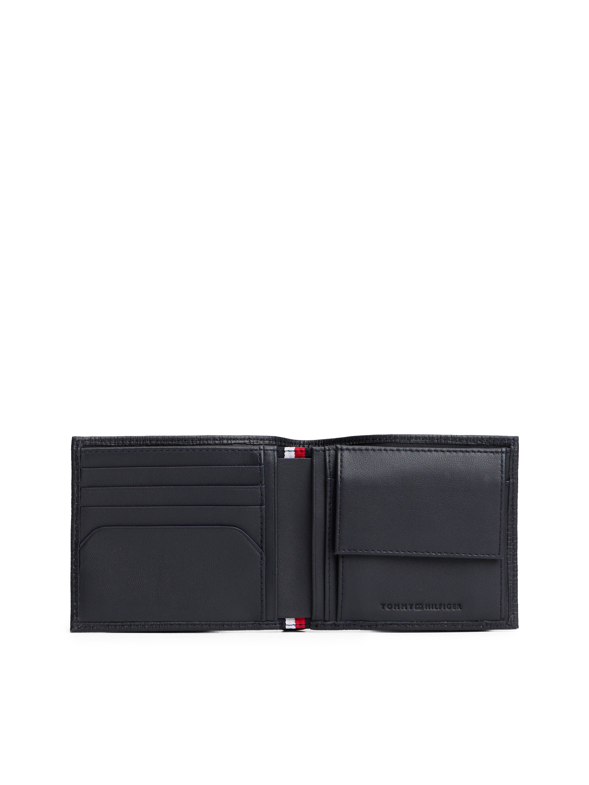Hilfiger Flag Leather Card and Coin Wallet