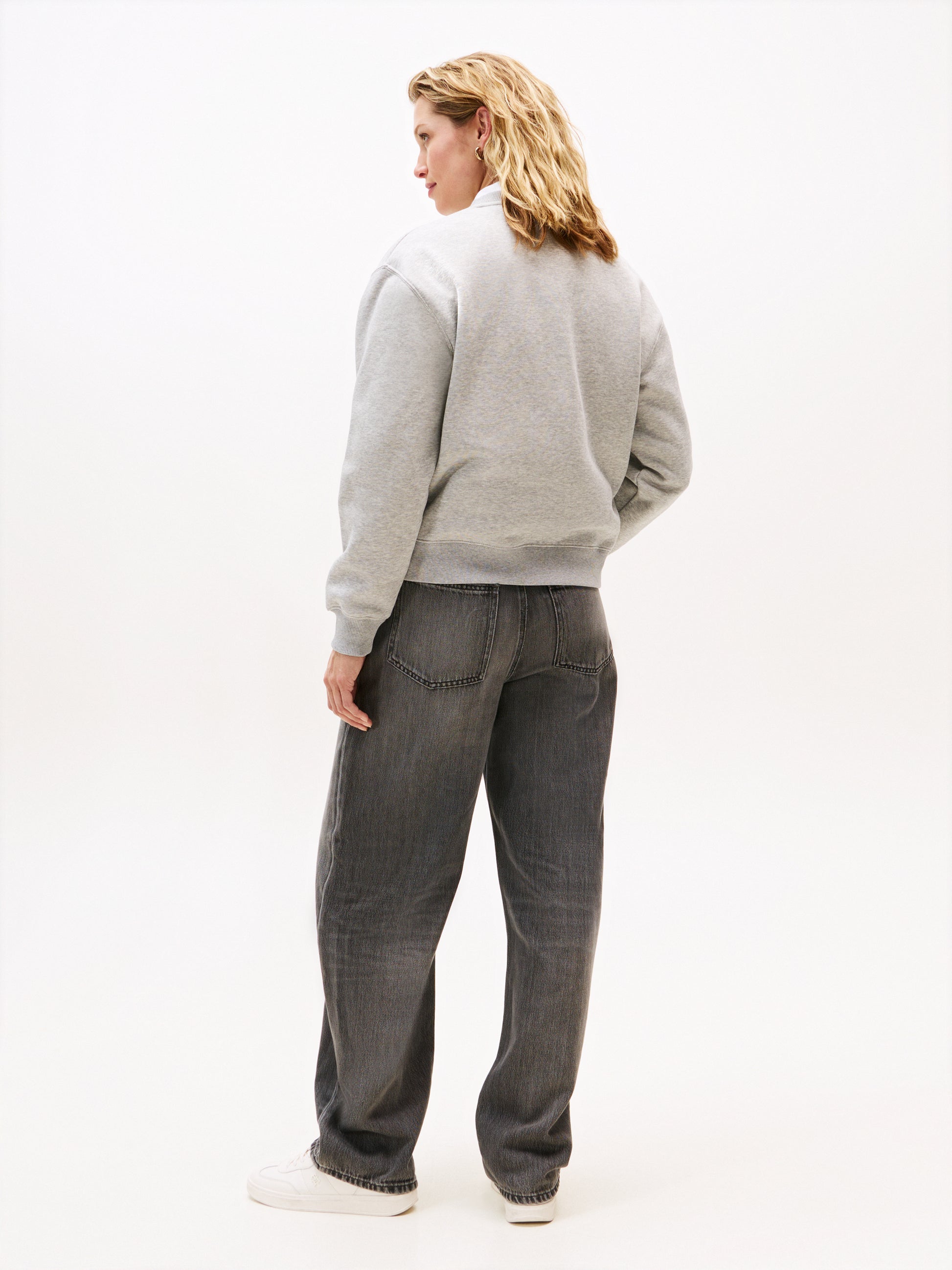 Mordern Logo Crewneck Sweatshirt Grey Heather