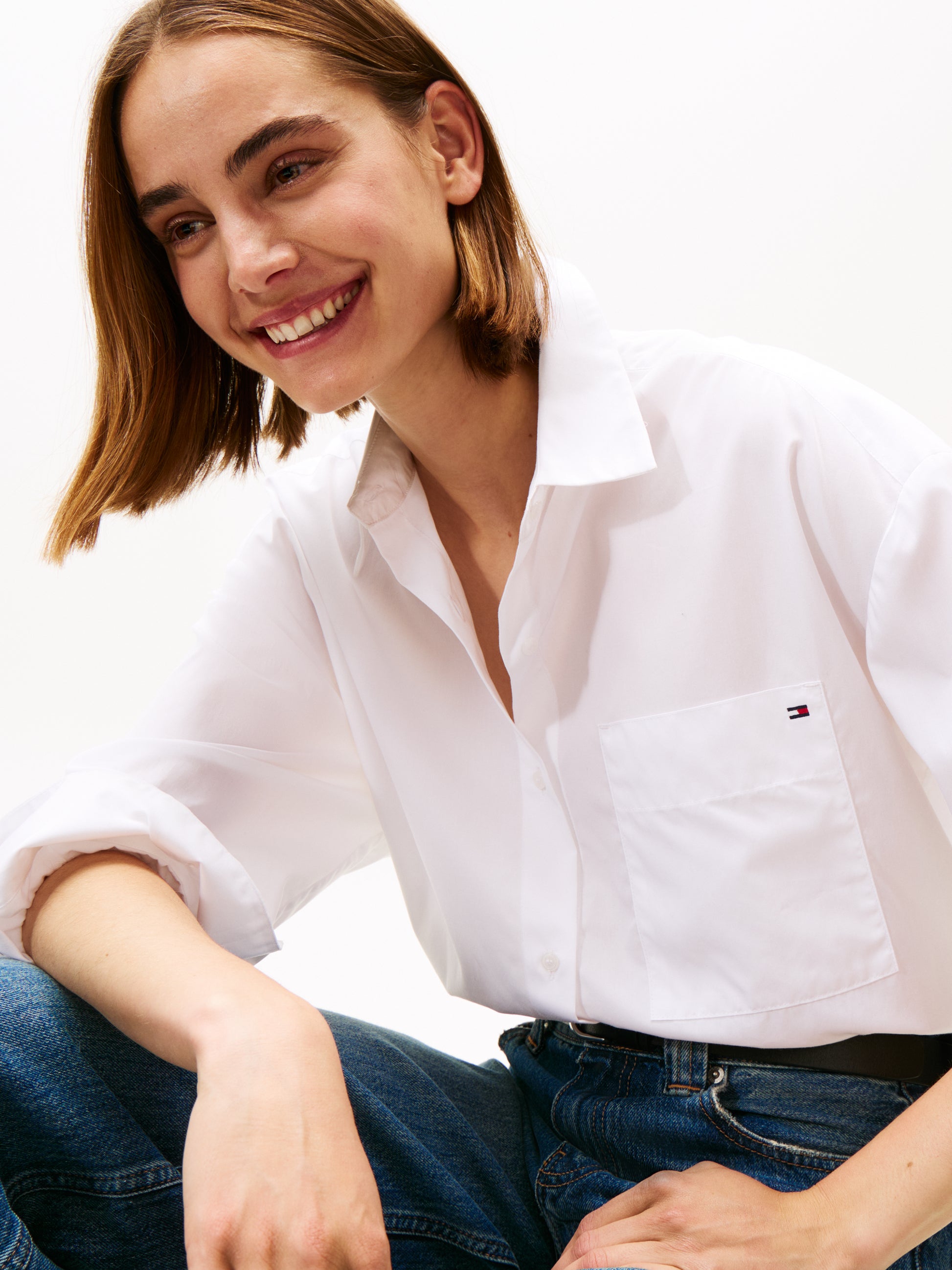 Poplin Modern Fit Shirt White