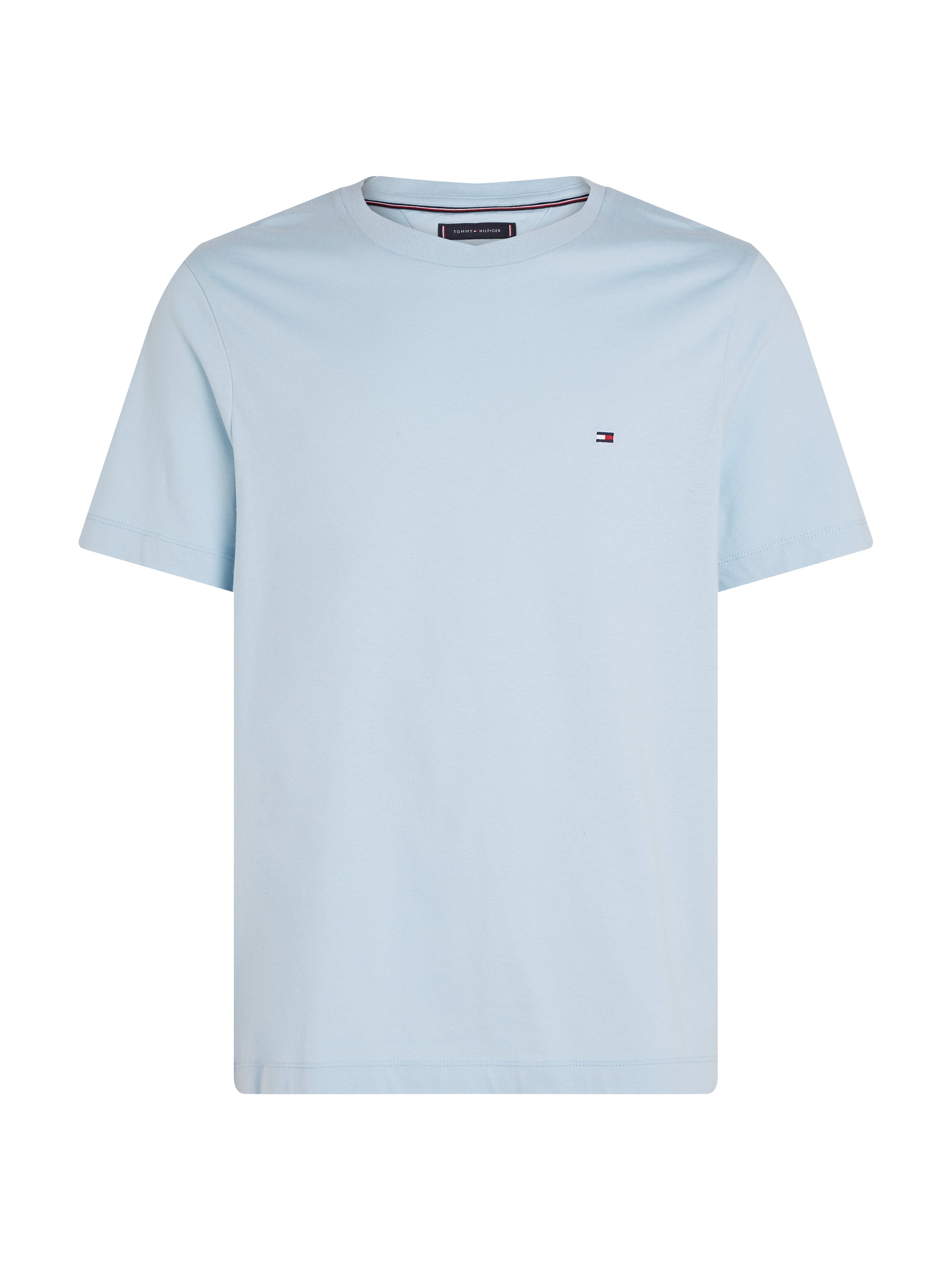 Flag Embroidery Crew Neck T-Shirt