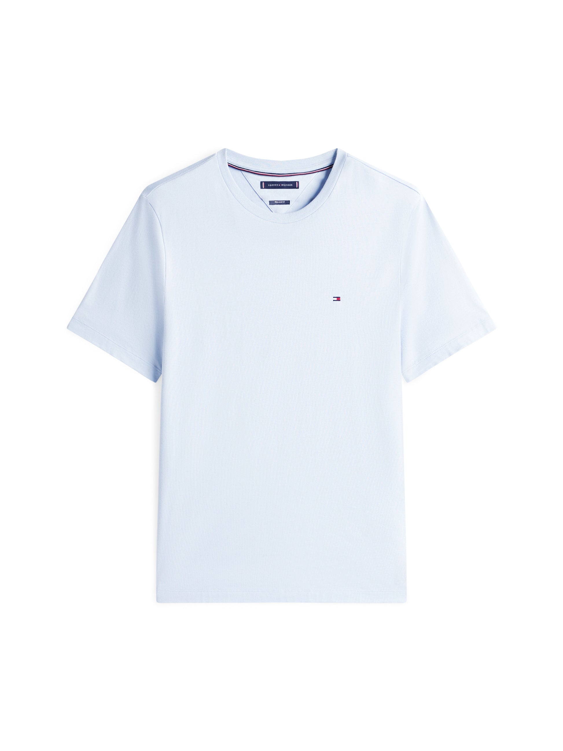 Flag Embroidery Crew Neck T-Shirt