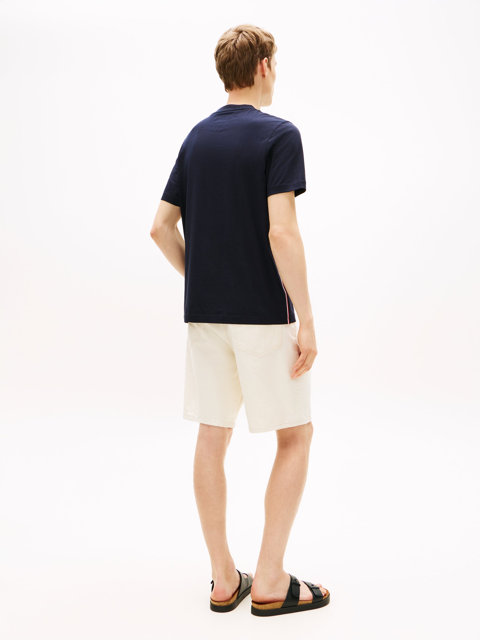 Global Stripe Side Seam Jersey T-Shirt