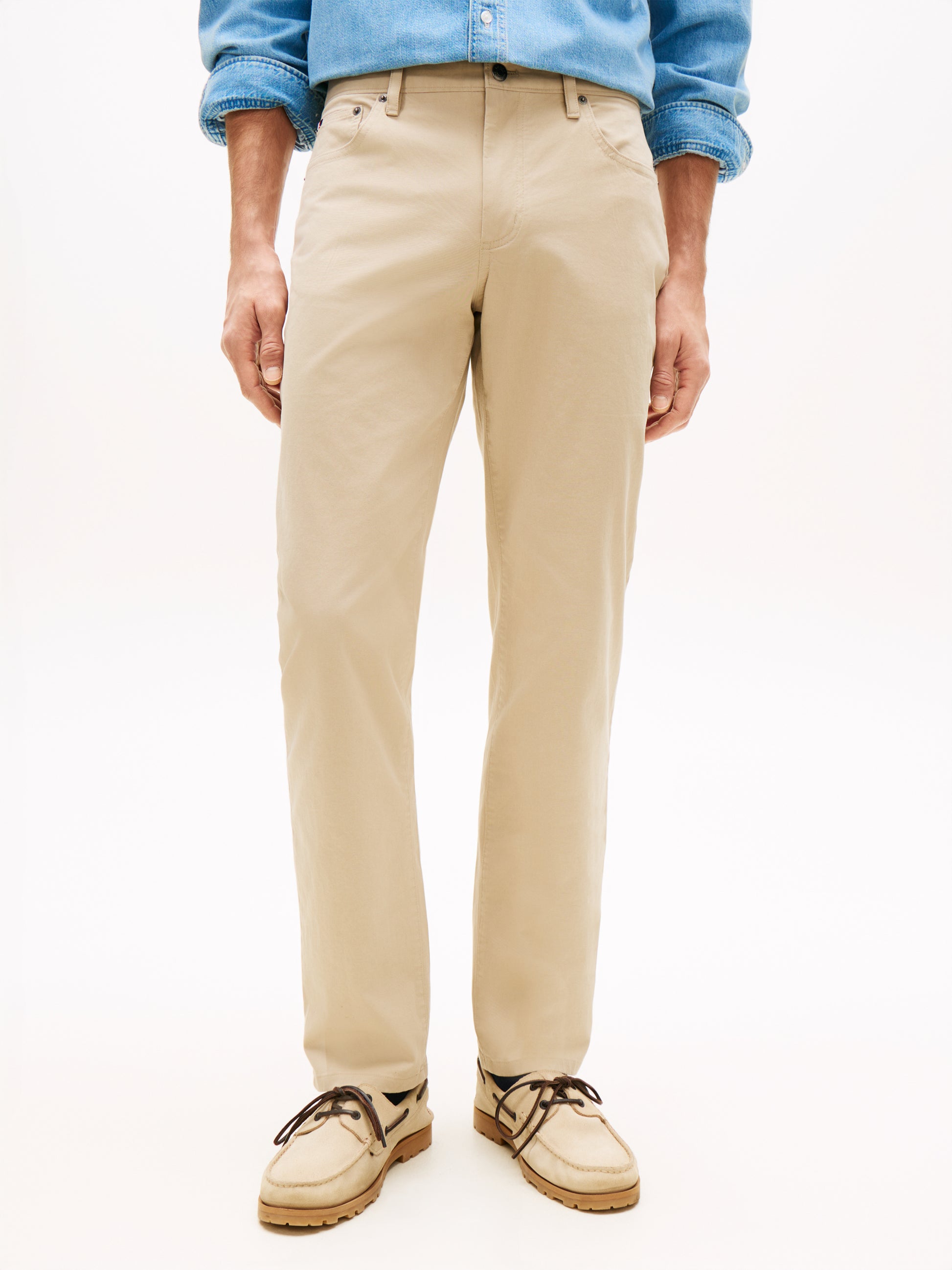 Denton Straight Leg Twill Chino Stone