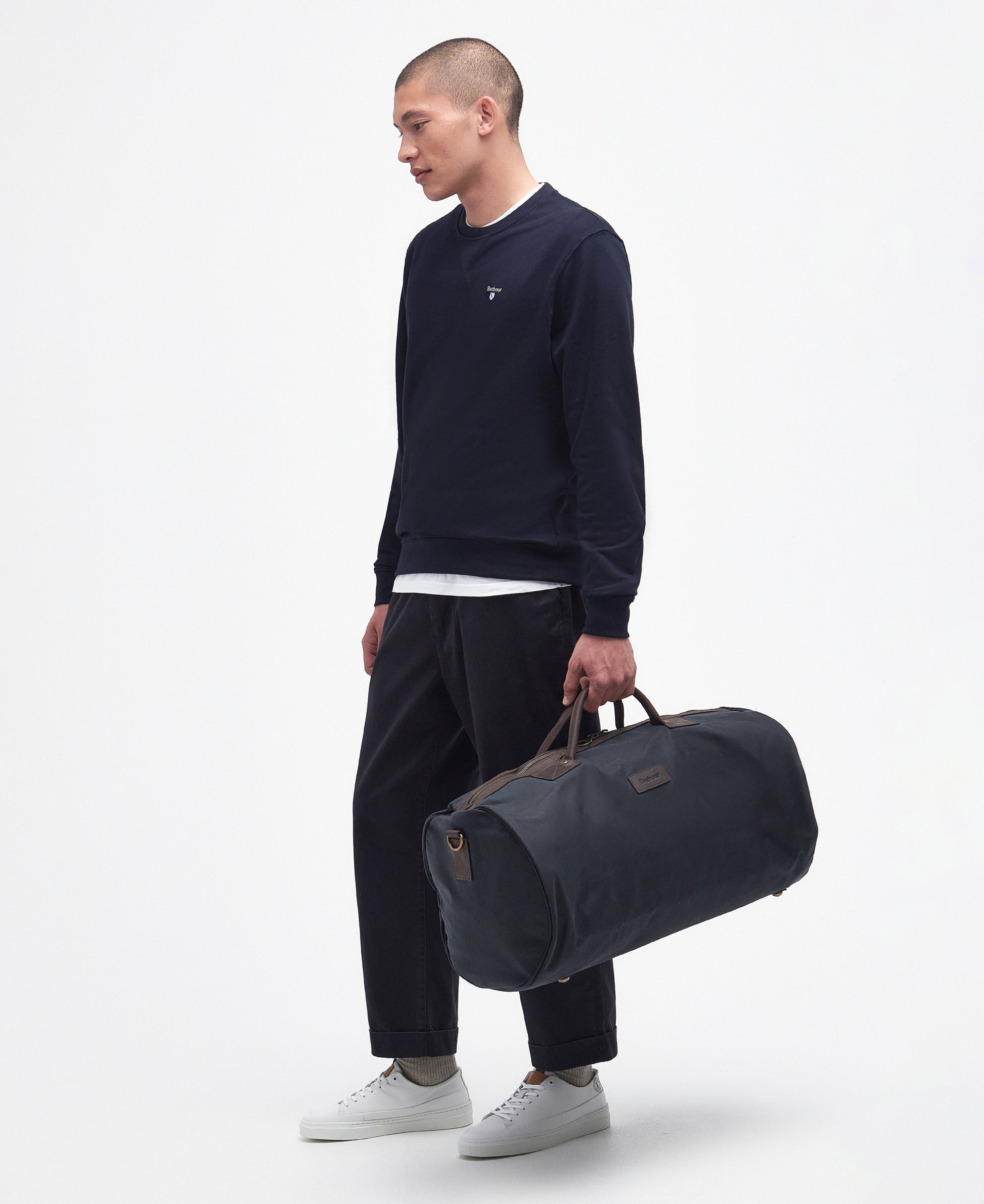 Wax Holdall Bag Navy