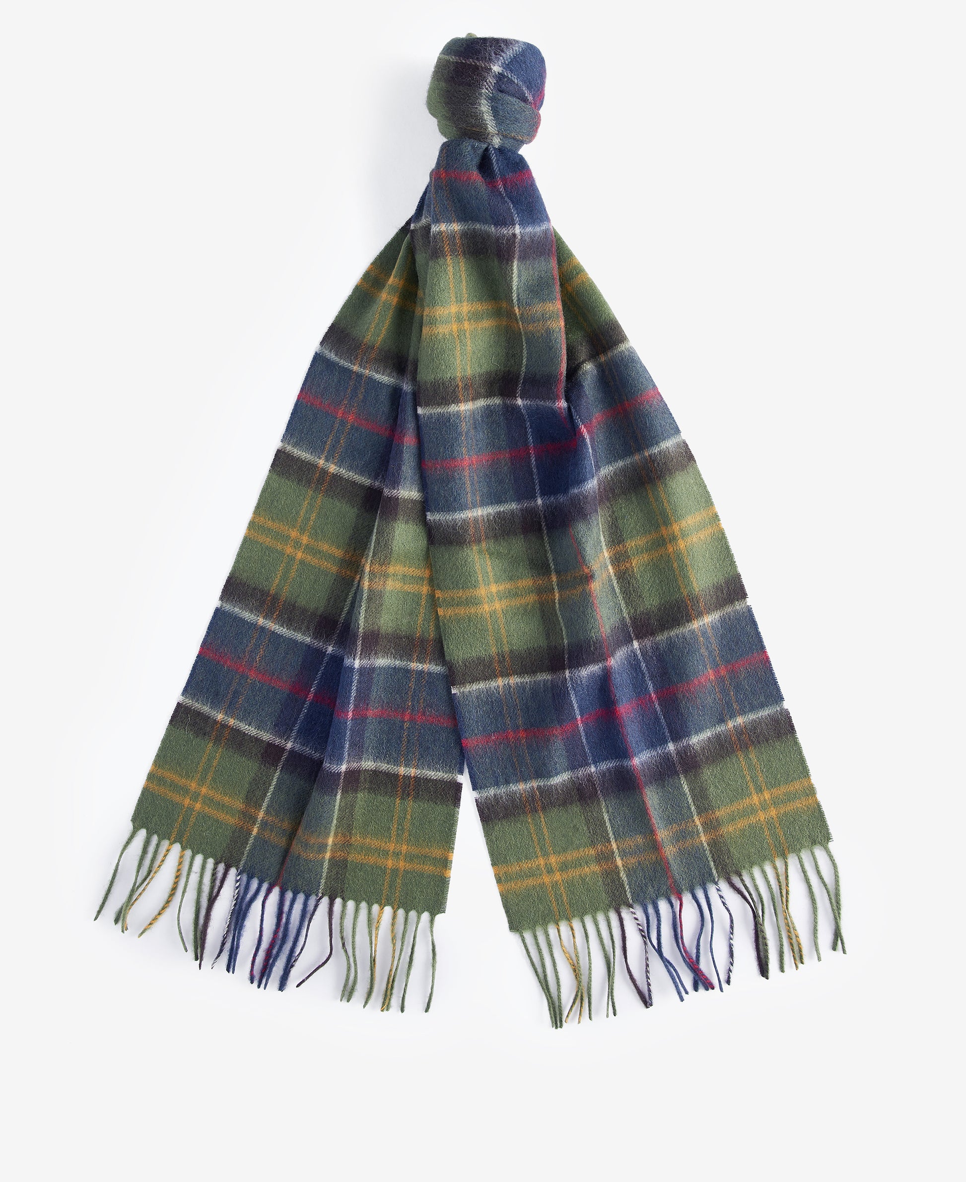 Wool Cashmere Scarf Classic Tartan