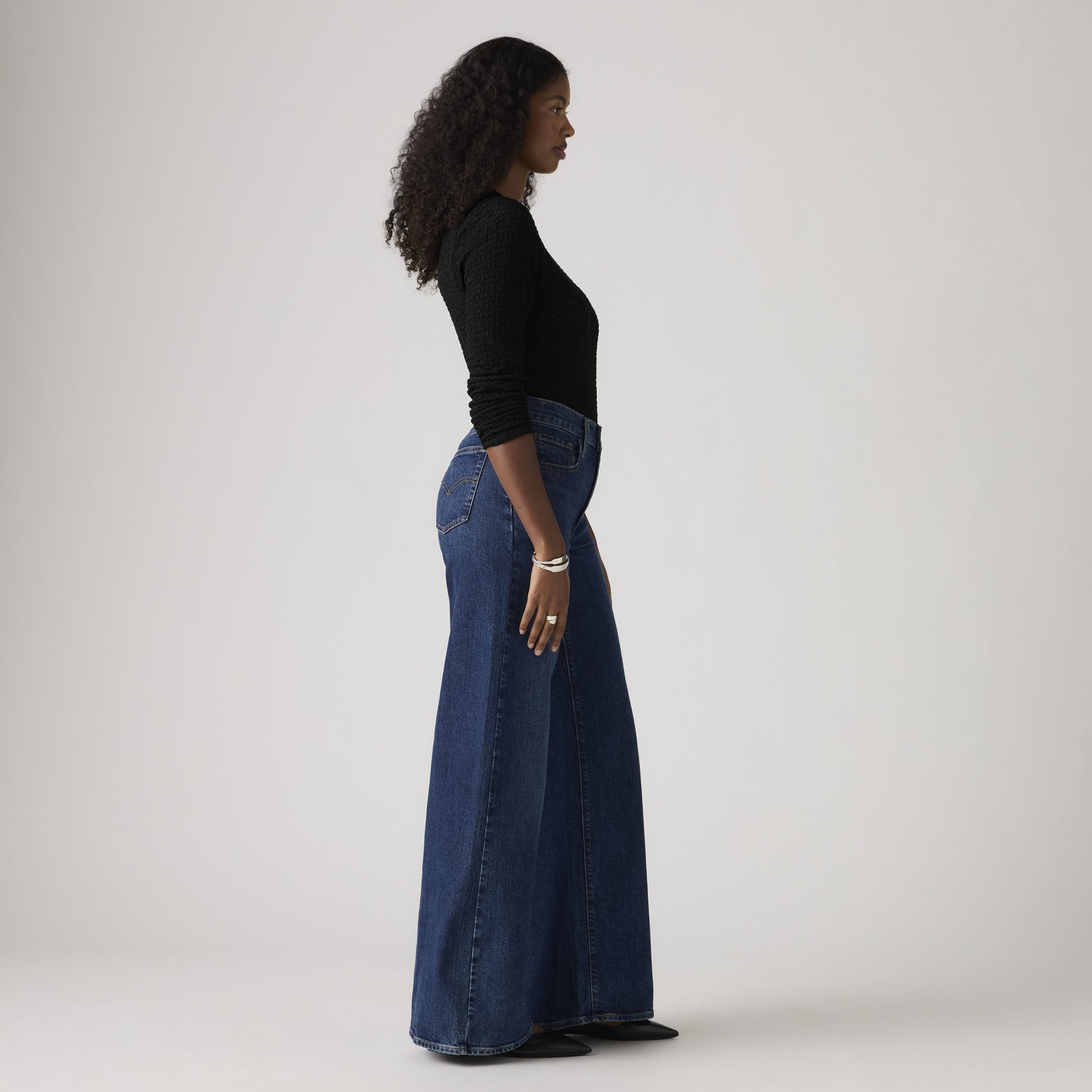 728 High rise Wide Leg Retro Rinse