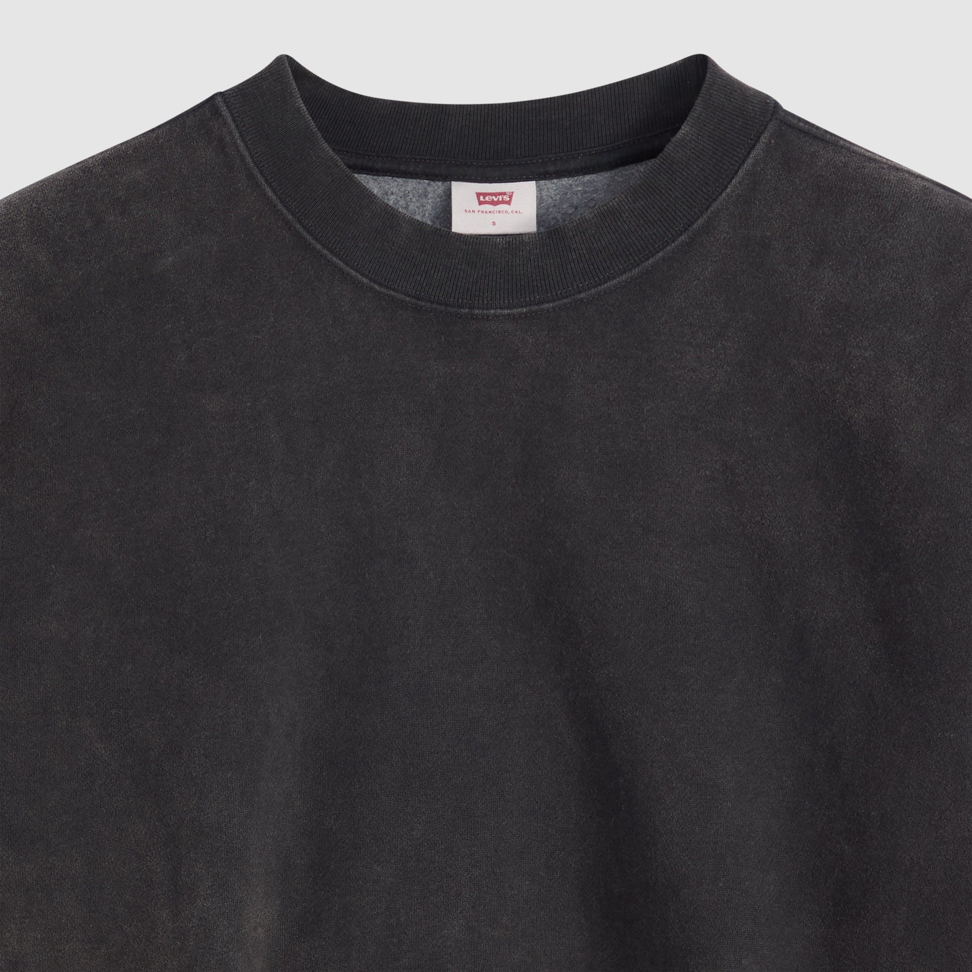 Vintage Boxy Sweatshirt Jet Black