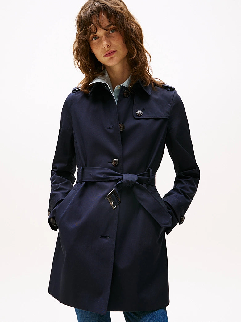 Heritage Single Breasted Trench Midnight