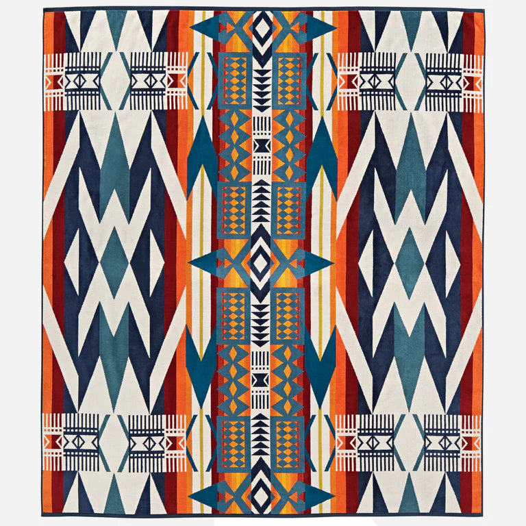 Jacquard Towel For Two - Fire Legend Sunset