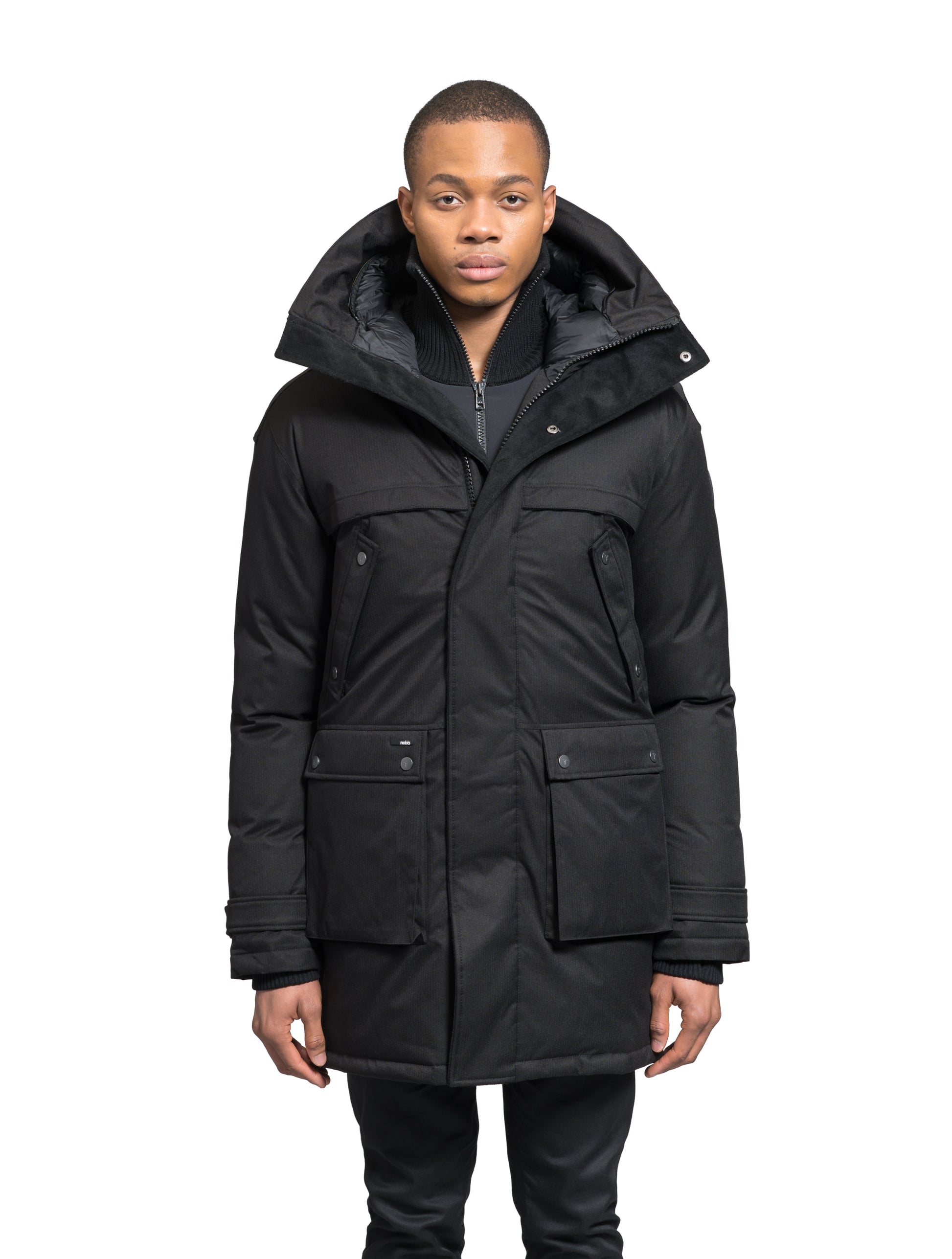 Men's Yatesy Long Parka Black