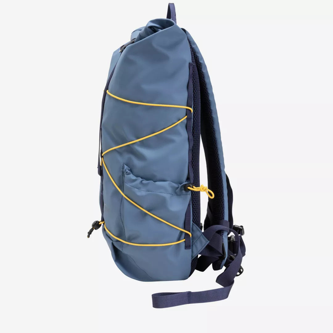 Dayle Roll Top Backpack Steel Blue