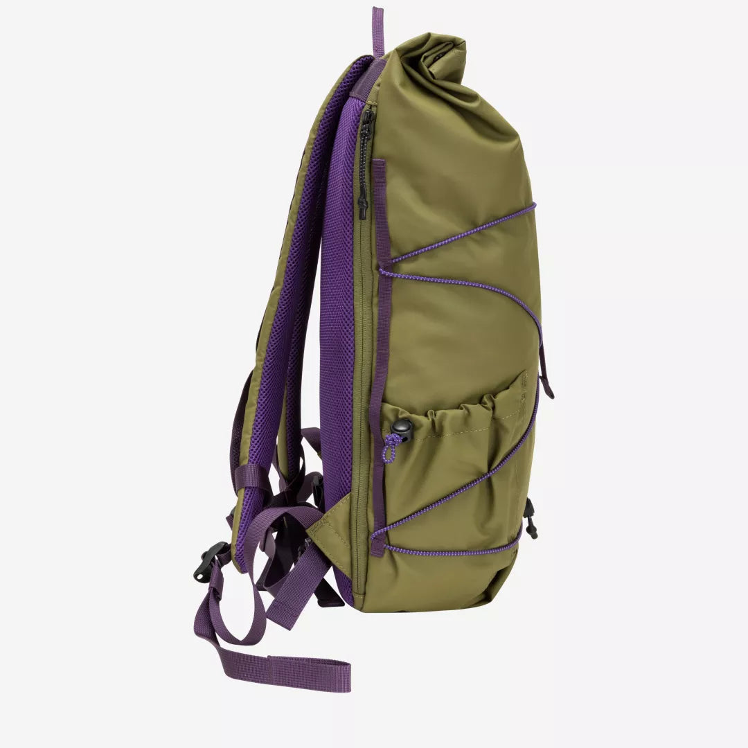 Dayle Roll Top Backpack Khaki