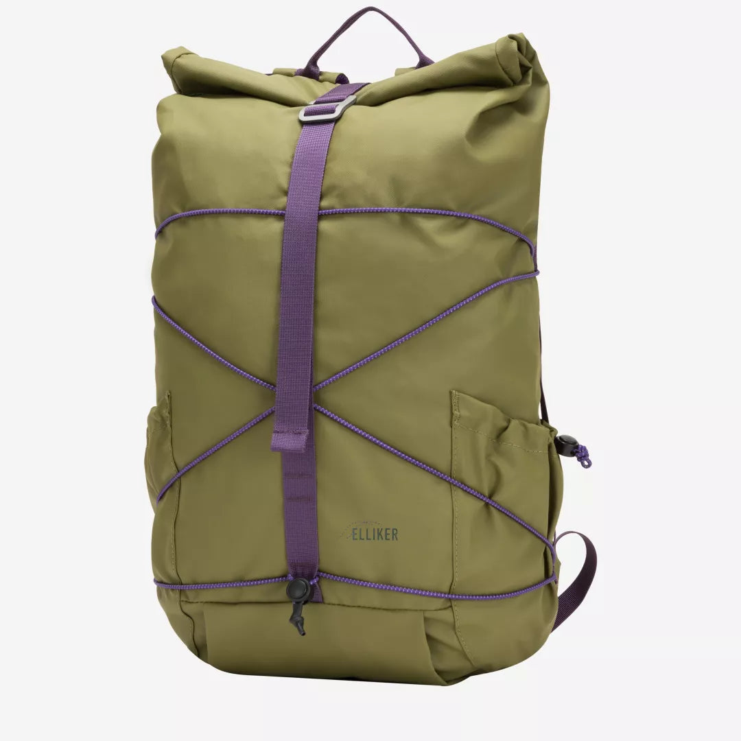 Dayle Roll Top Backpack Khaki