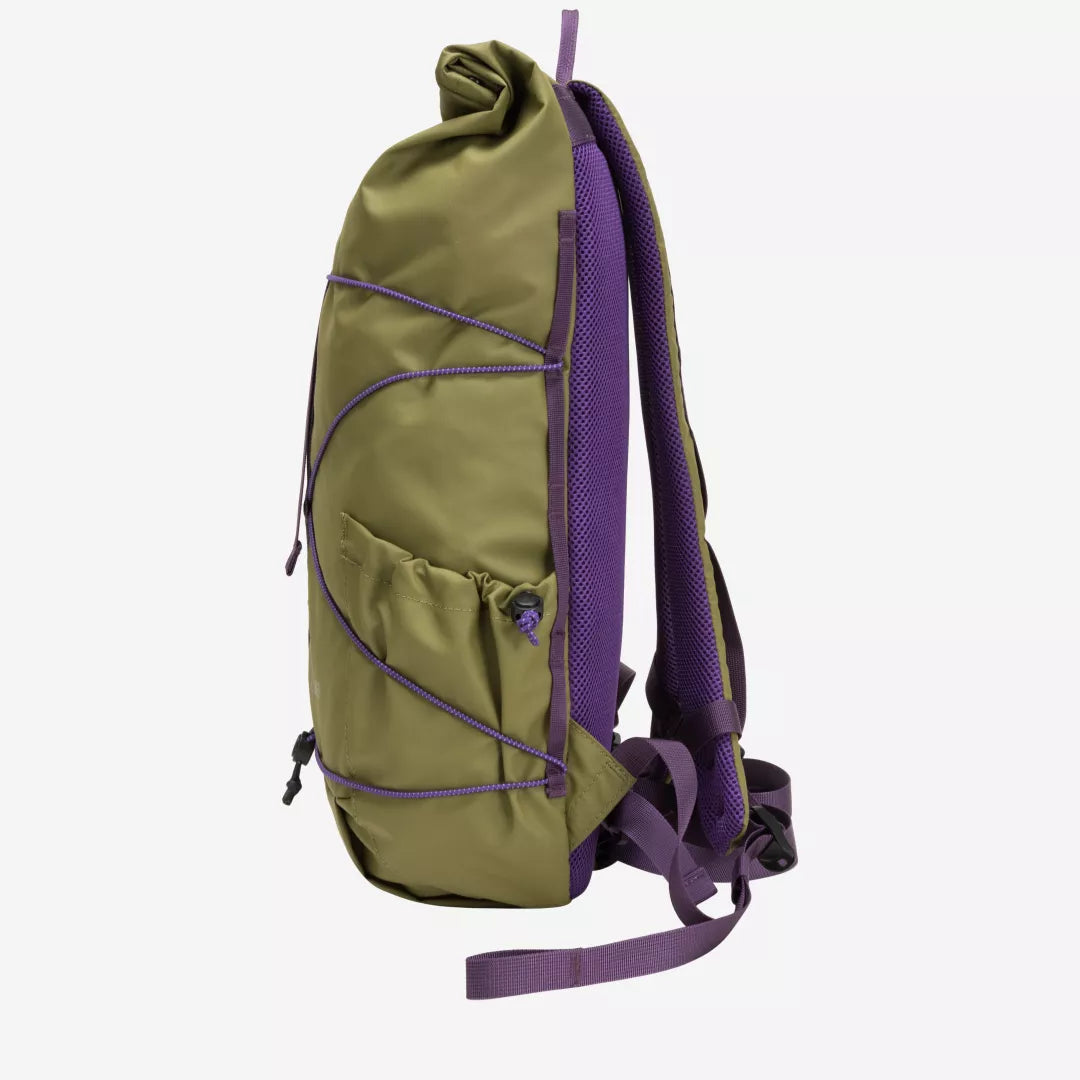 Dayle Roll Top Backpack Khaki