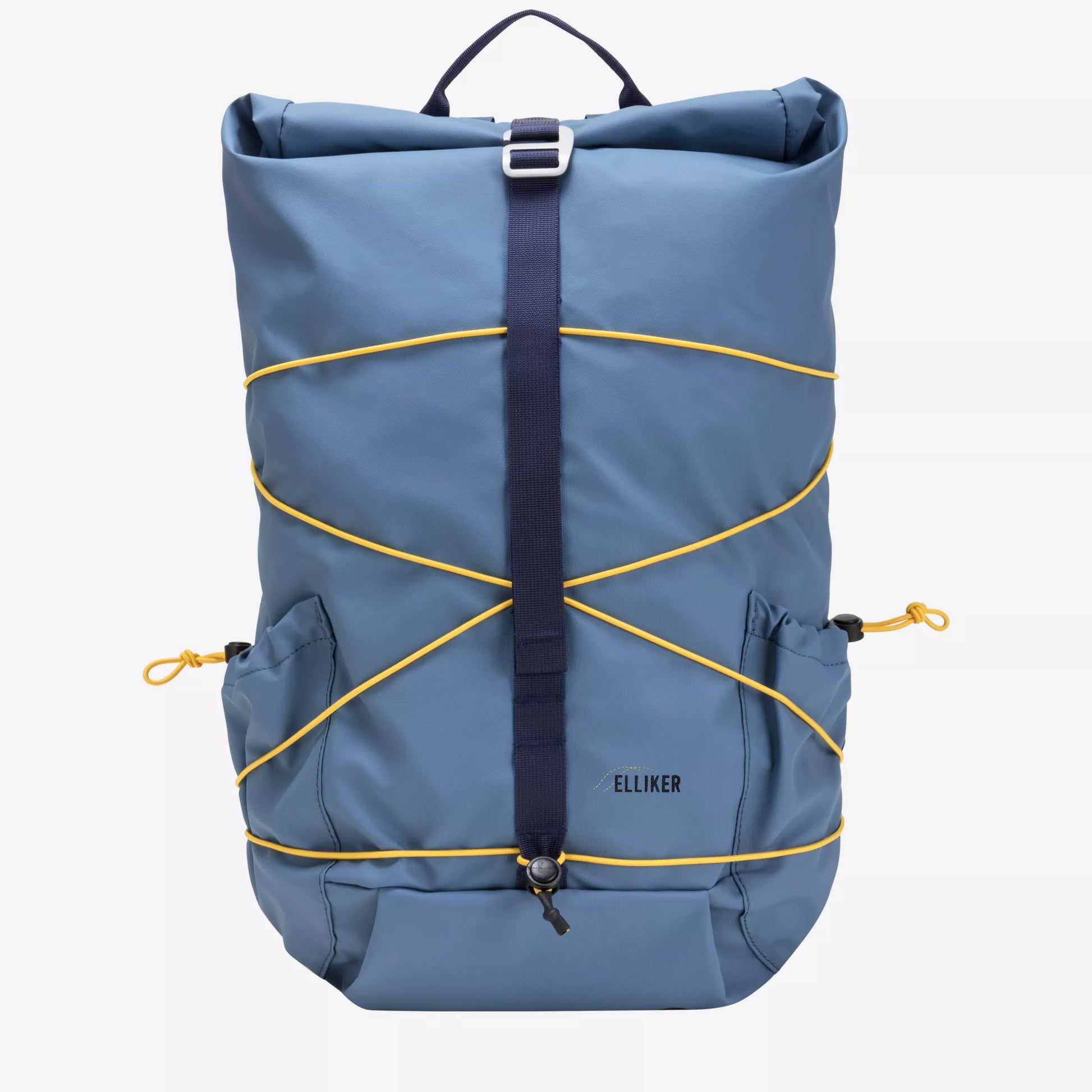 Dayle Roll Top Backpack Steel Blue