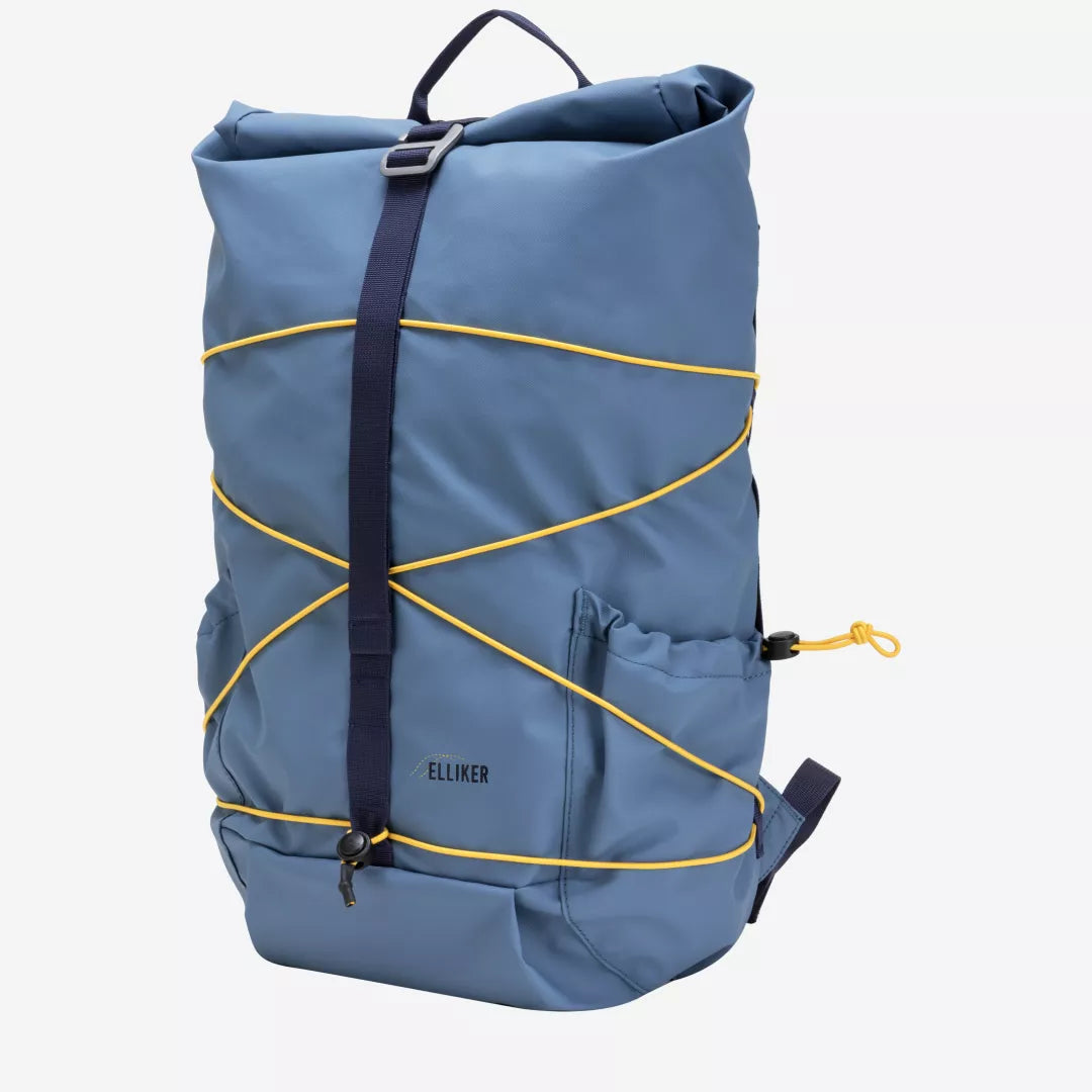 Dayle Roll Top Backpack Steel Blue