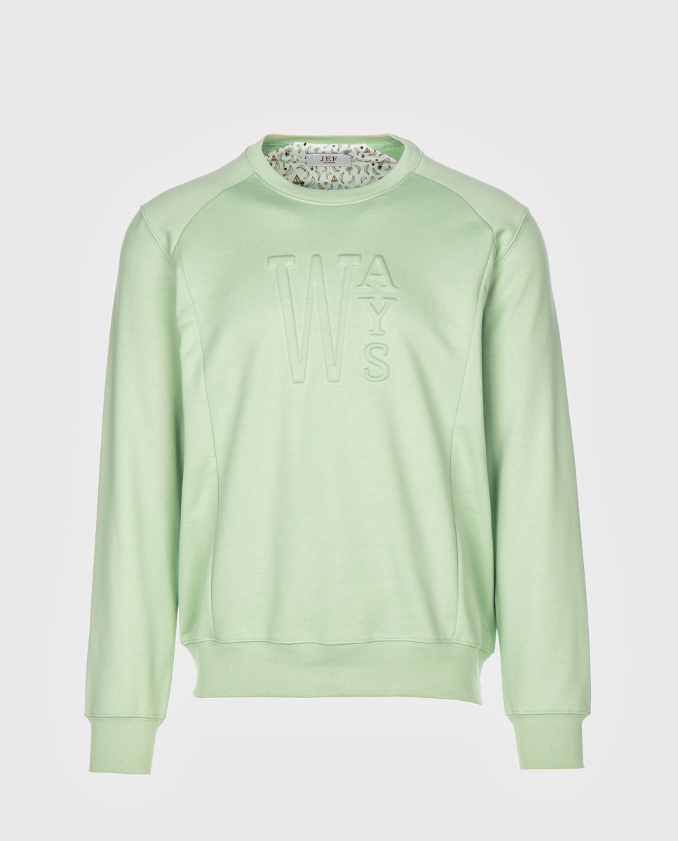 Jaime Cotton Sweatshirt Light Green