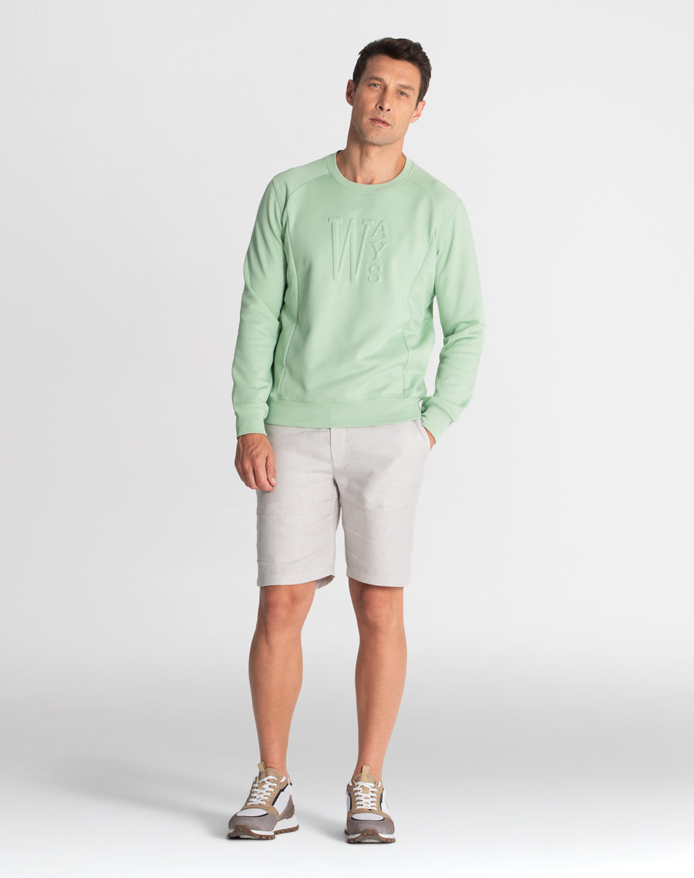 Jaime Cotton Sweatshirt Light Green